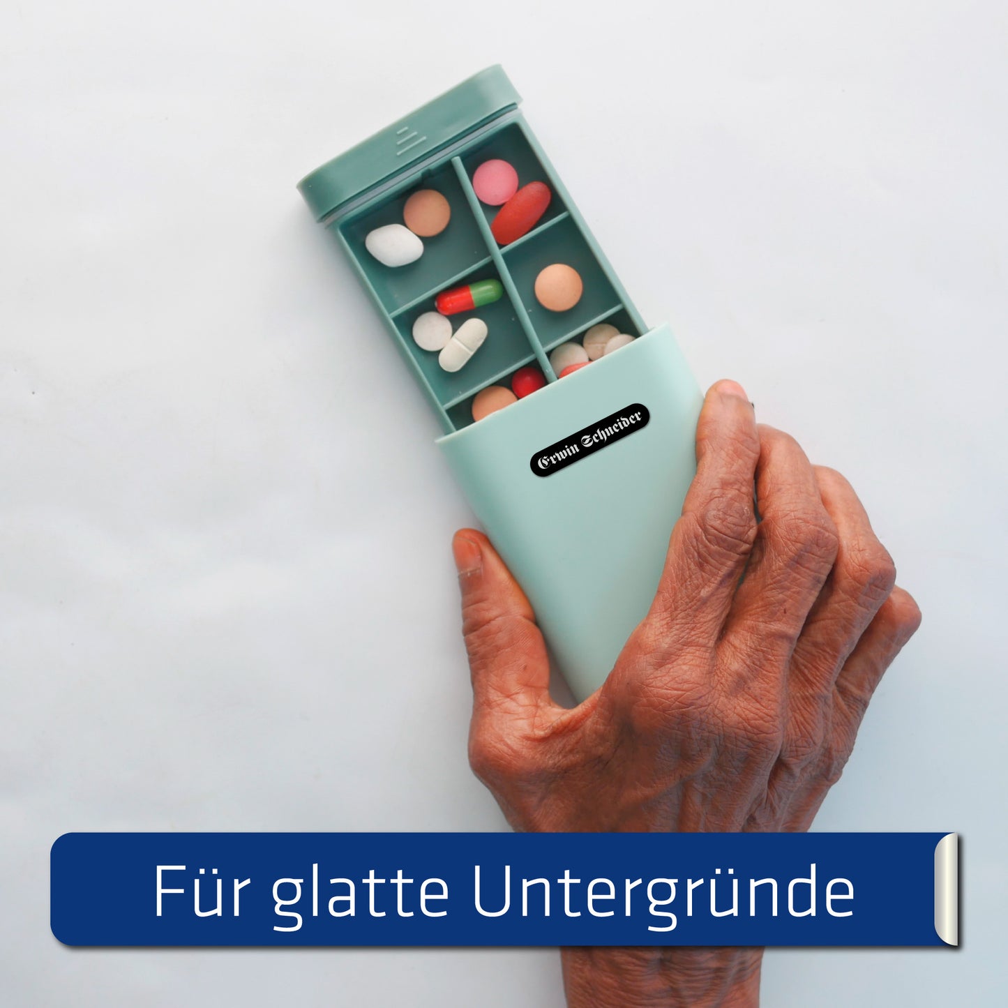 Namensaufkleber für Altenheim, Krankenhaus & Pflegeheim - 36 x 7 mm