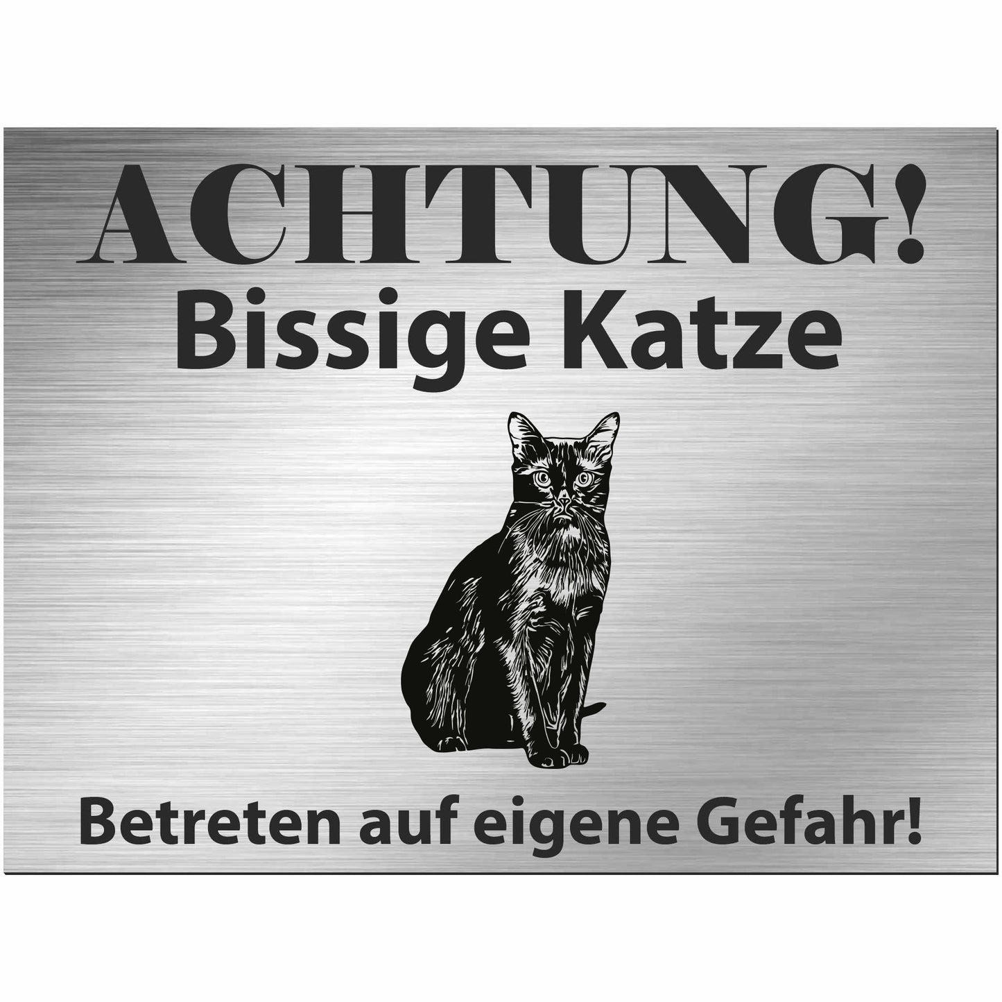 birmanische Katze - Birma - Schild bedruckt - Spruch - Deko Geschenkidee