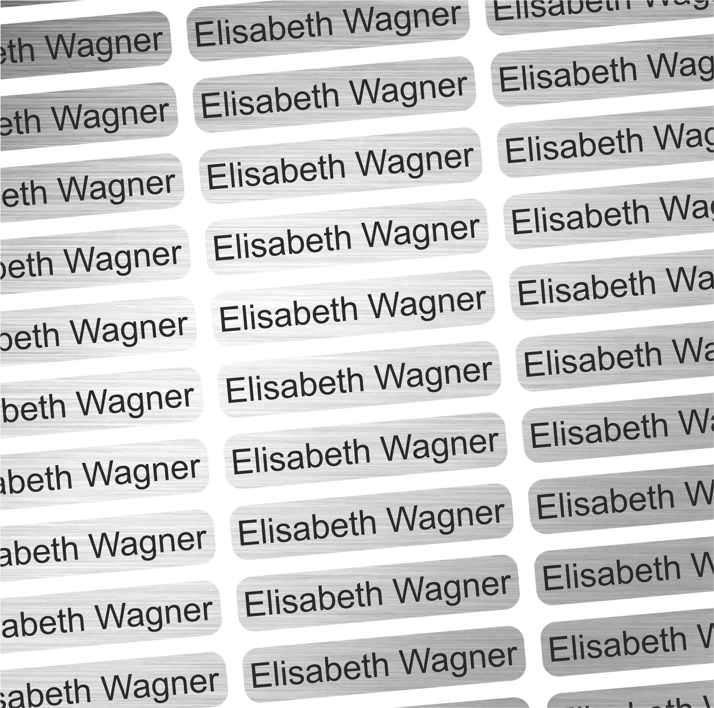 Namensaufkleber - für Altenheim Krankenhaus & Pflegeheim - 36x7 mm