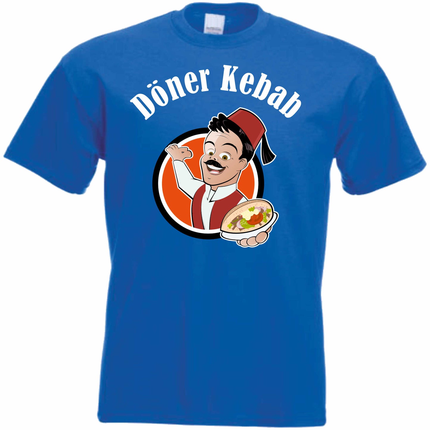 T-Shirt Herren - Döner Kebab - Kebap mit Dönermann