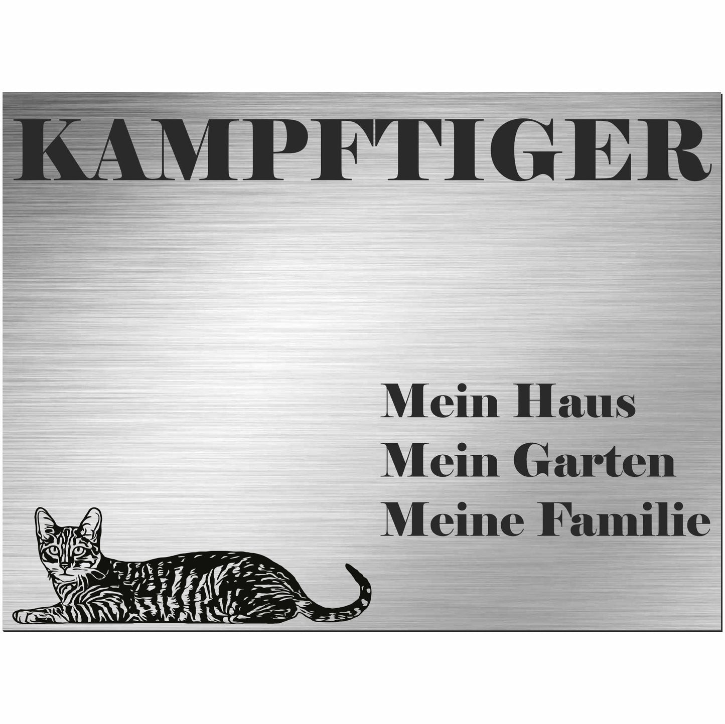 Toyger - Schild bedruckt - Spruch - Deko Geschenkidee
