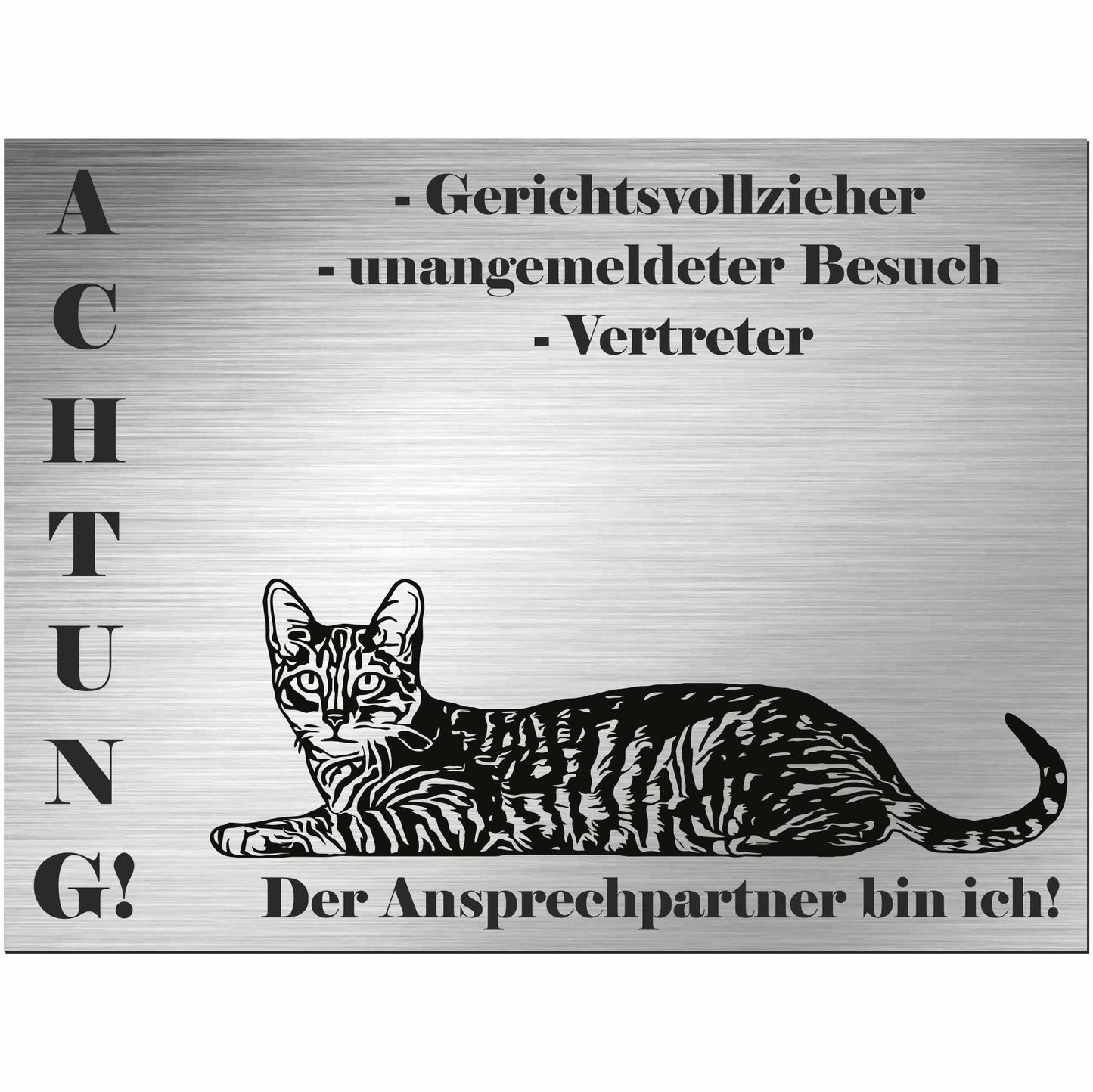 Toyger - Schild bedruckt - Spruch - Deko Geschenkidee