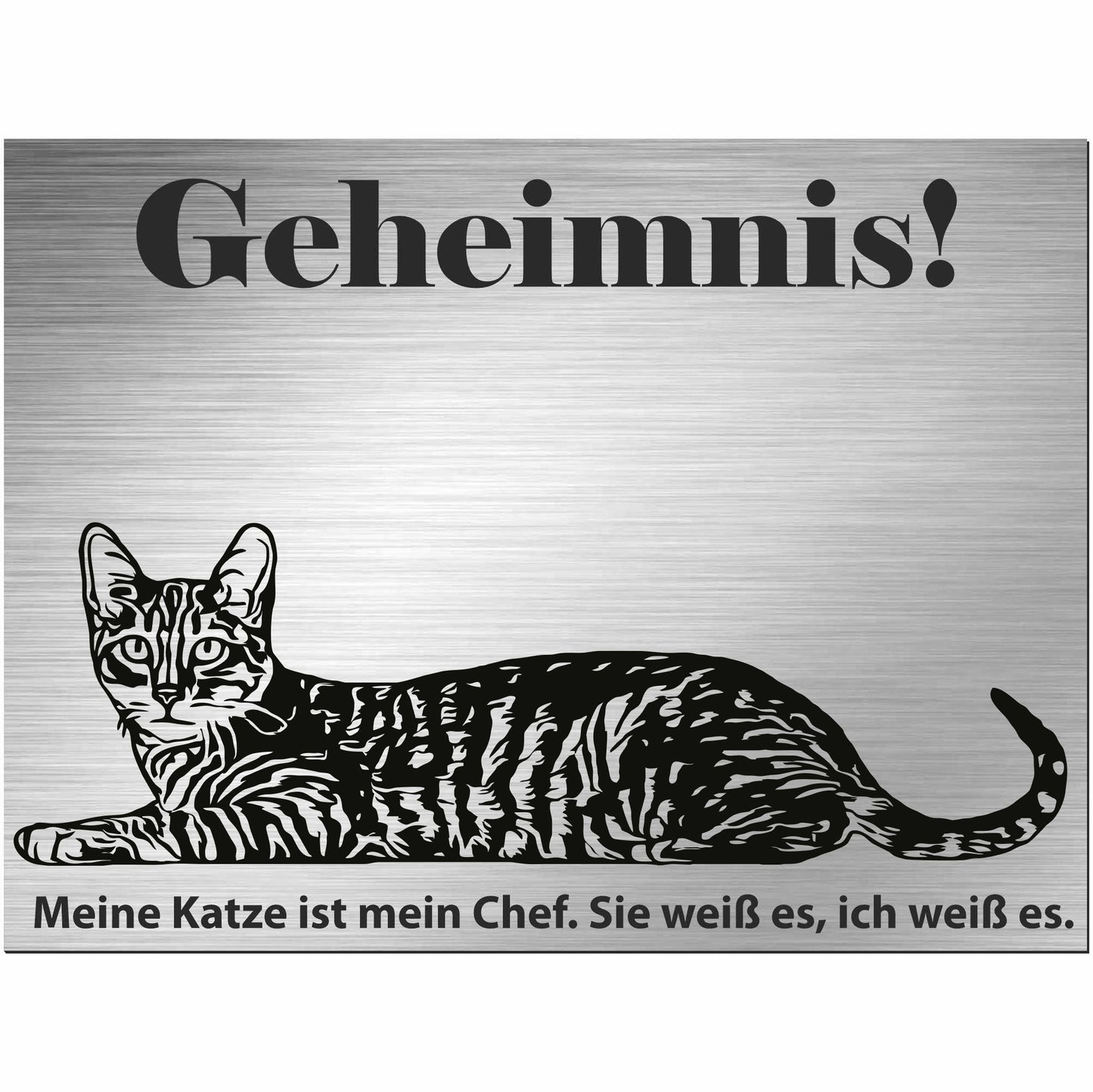 Toyger - Schild bedruckt - Spruch - Deko Geschenkidee