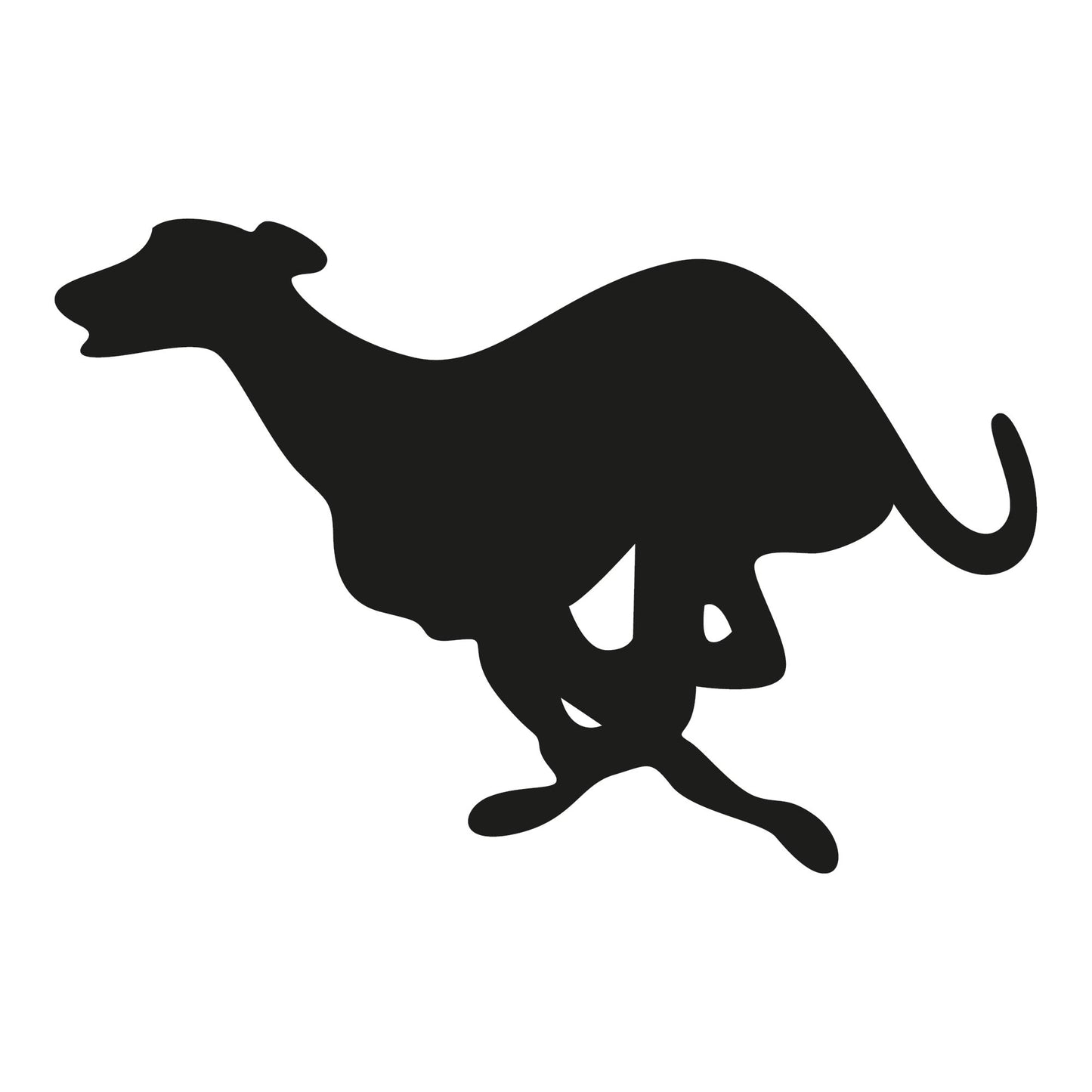 Autoaufkleber - Windhund - 180x120 mm