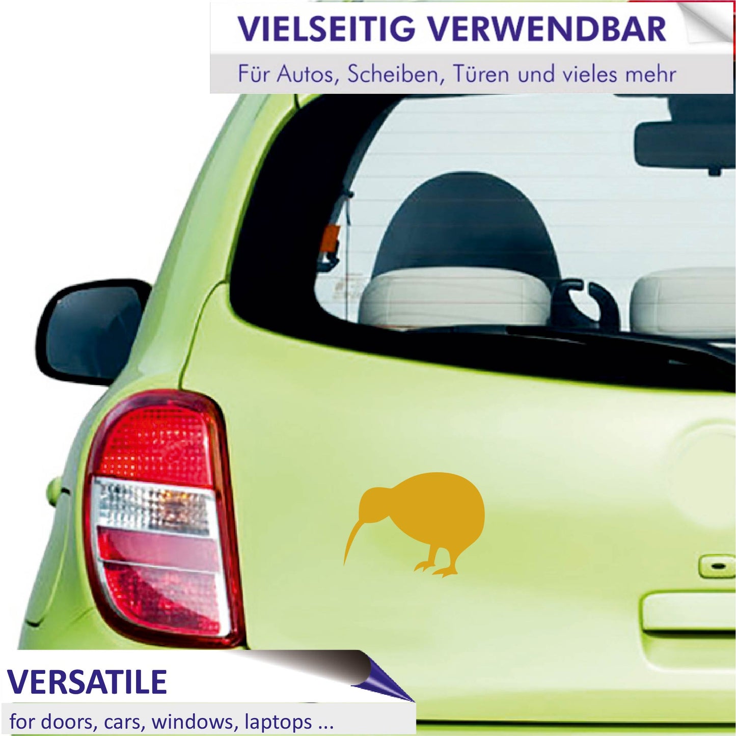 Autoaufkleber - Kiwi Neuseeland - 160x120 mm