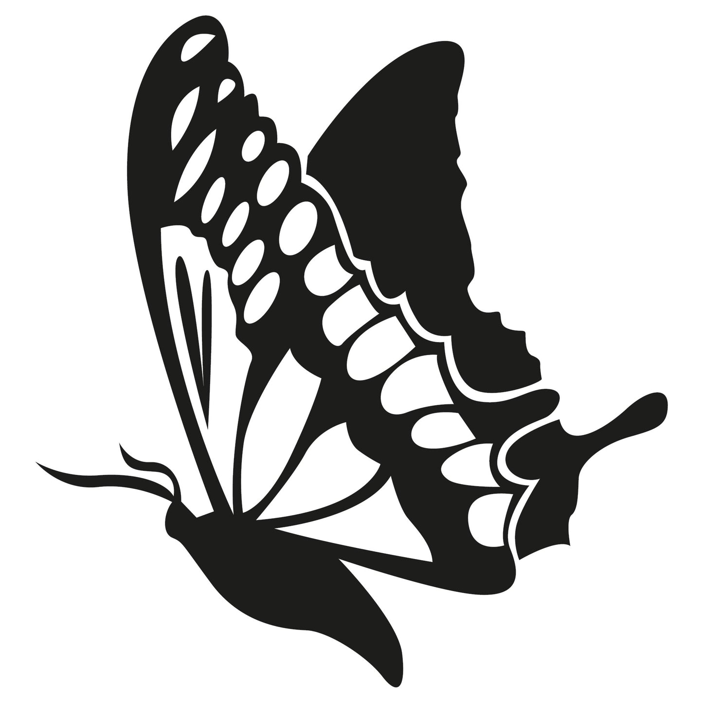 Autoaufkleber - Schmetterling - 160x70 mm