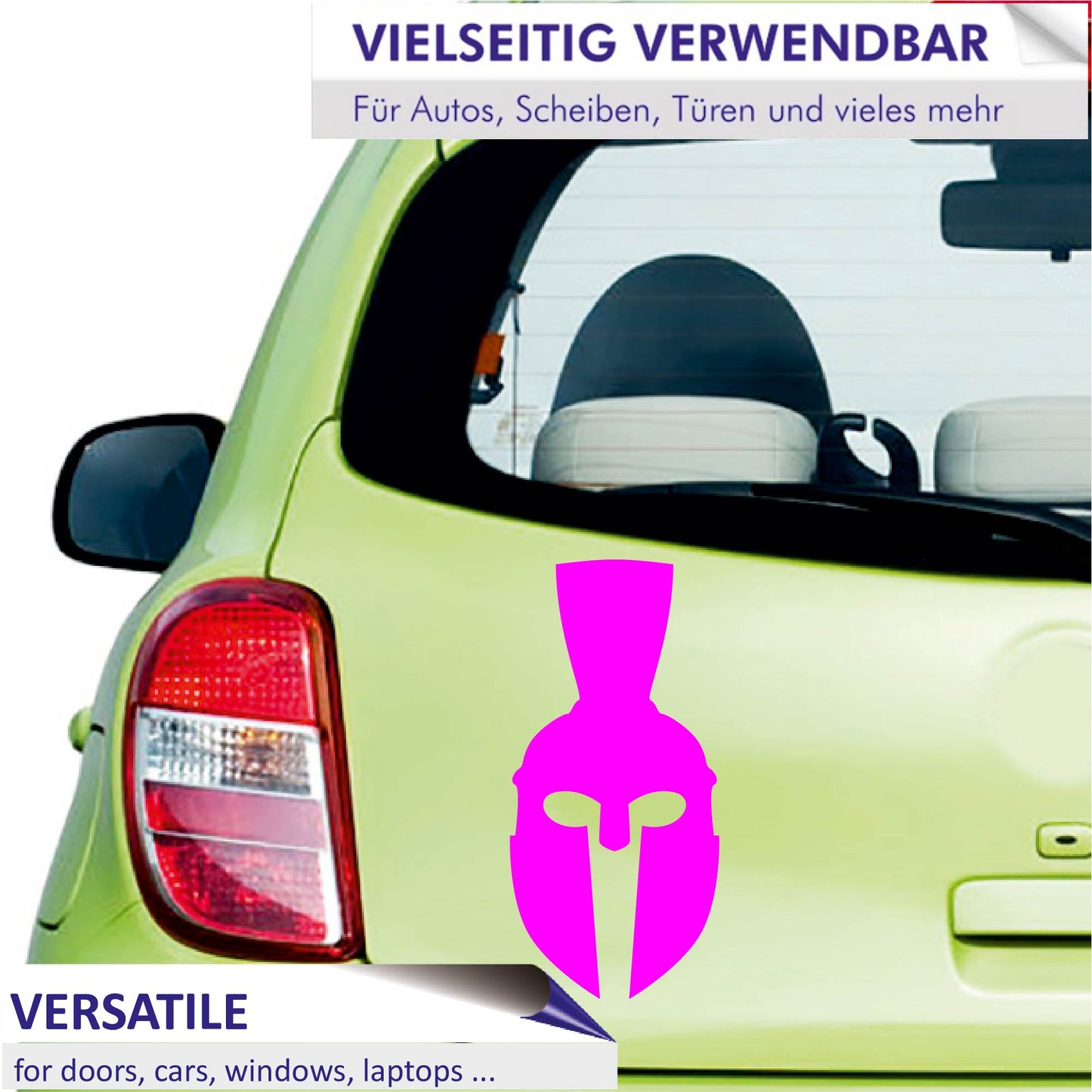 Autoaufkleber - Spartaner Kamm - 120x100 mm