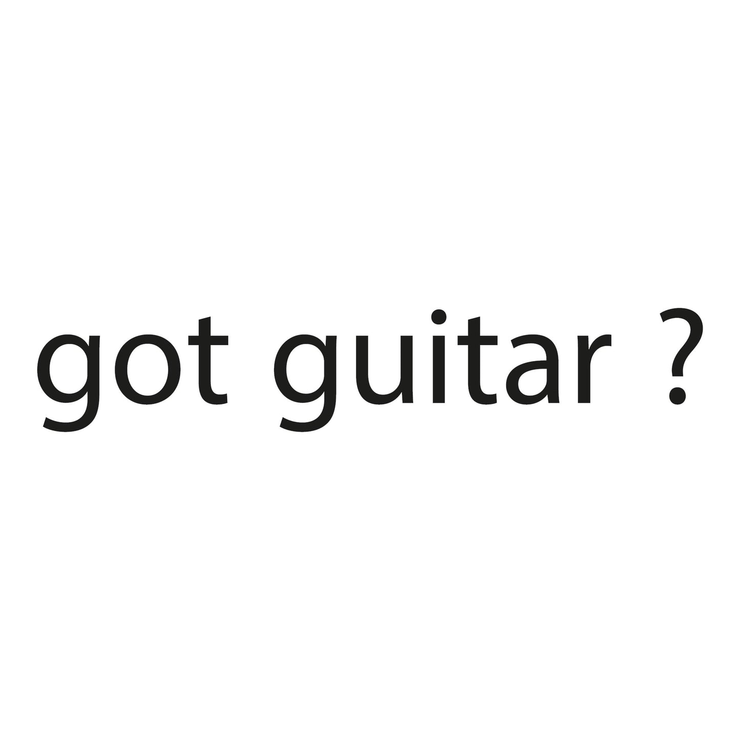 Autoaufkleber - Got guitar - 210X50 mm
