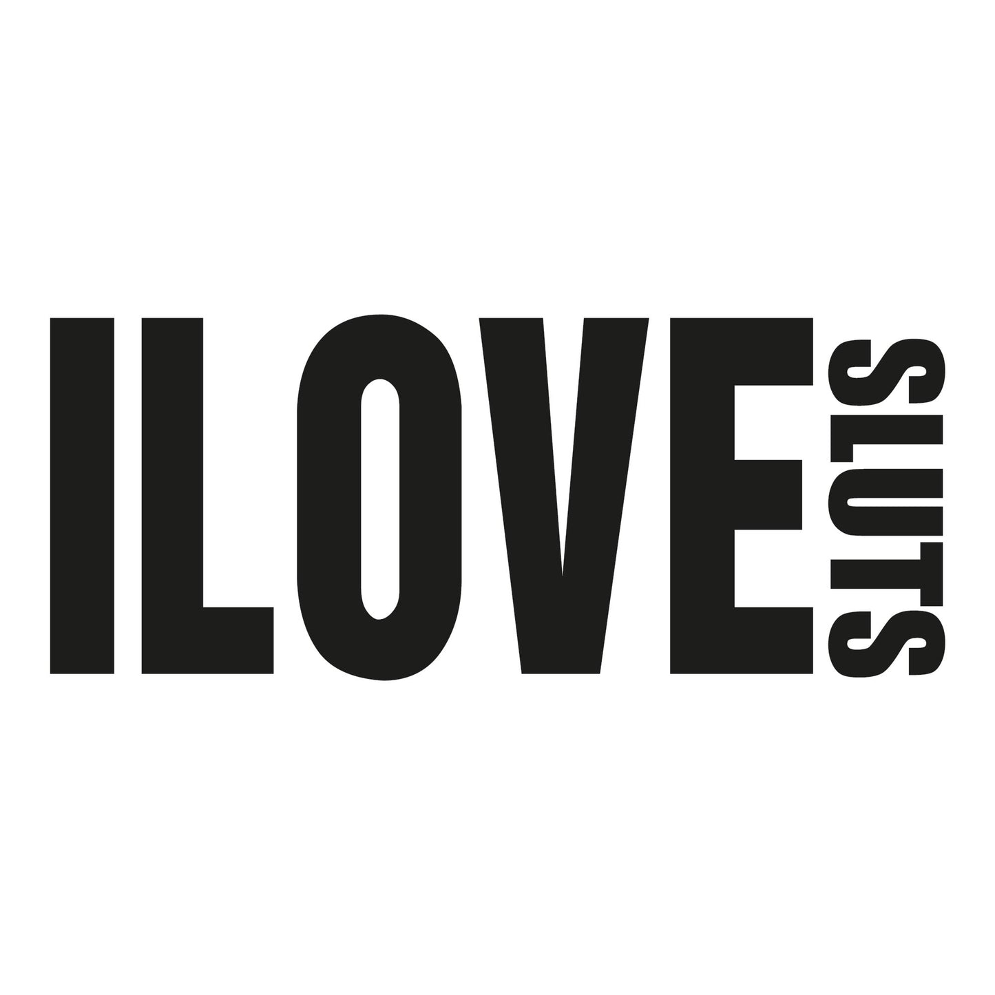 Autoaufkleber - I love Sluts - 220x90 mm