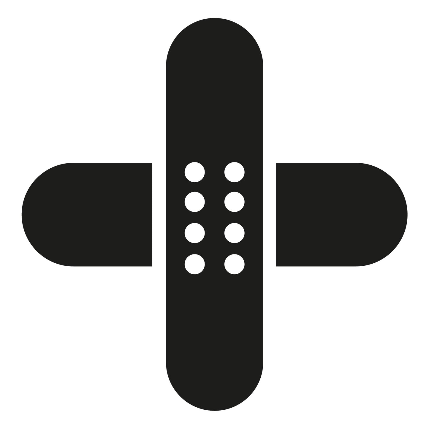 Autoaufkleber - Skate board - 210x210mm
