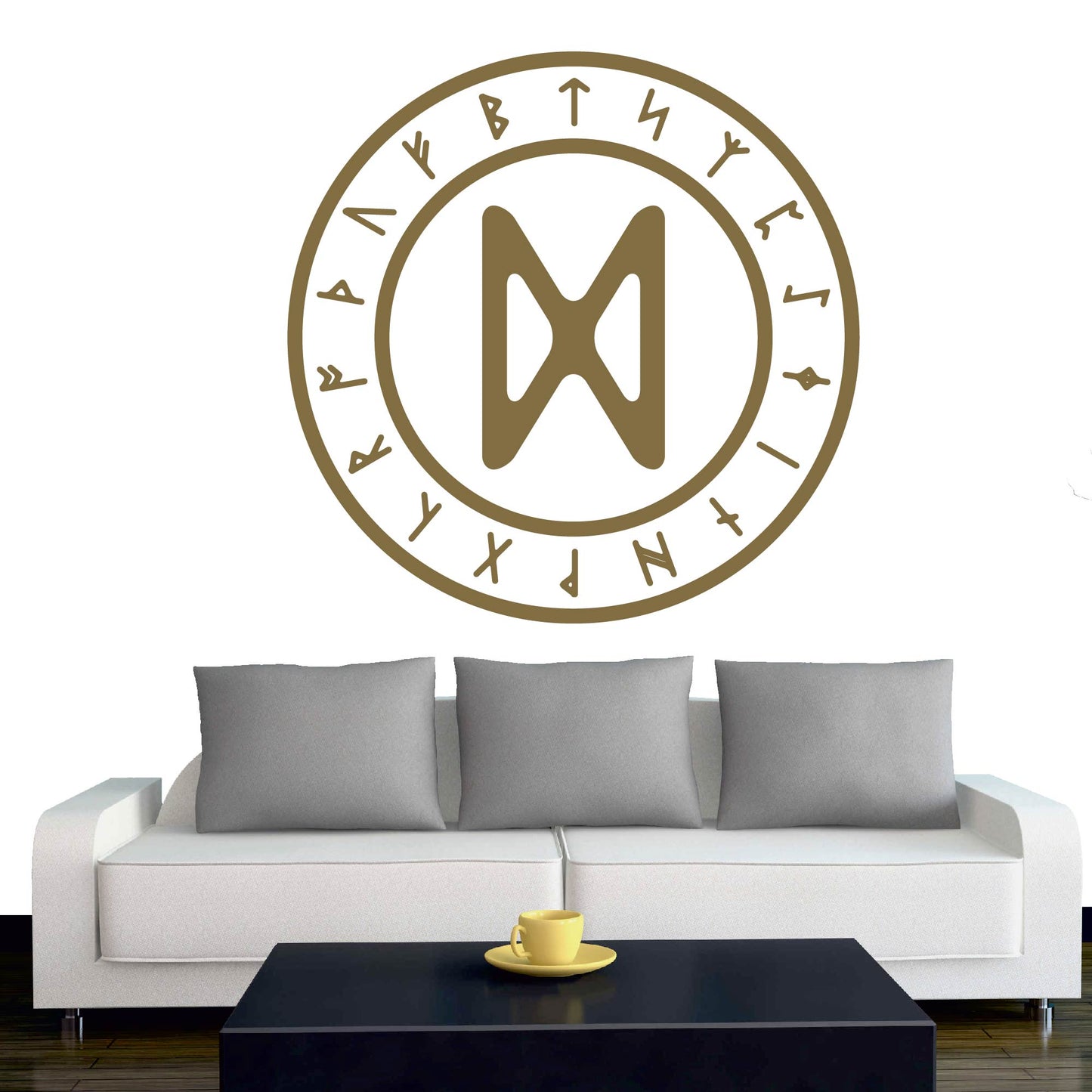 Wandtattoo - Wikinger - Viking - X - nordisch - Mythologie