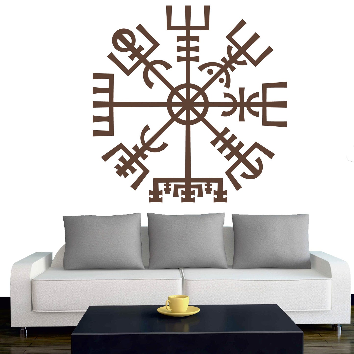 Wandtattoo - Wikinger - Viking - Wikingerkompass - nordisch - Mythologie
