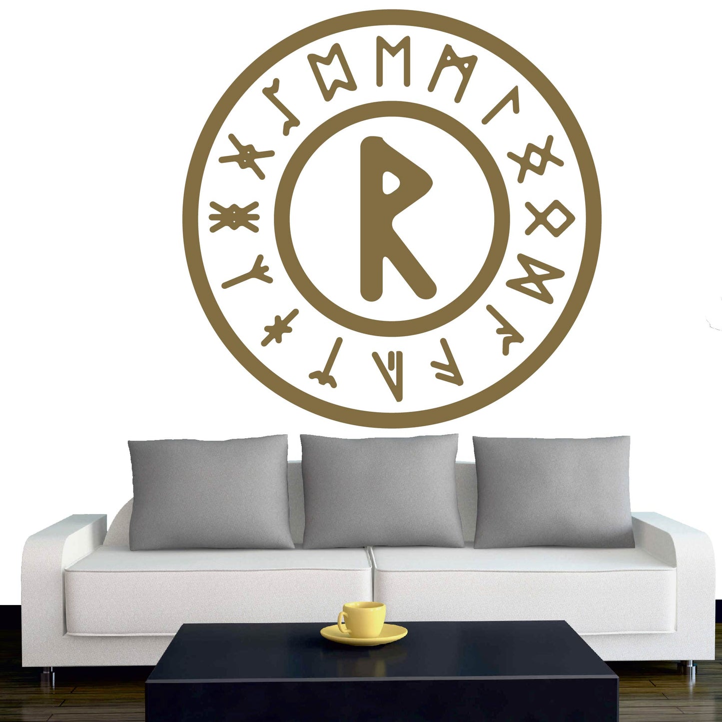 Wandtattoo - Wikinger - Viking - R - nordisch - Mythologie