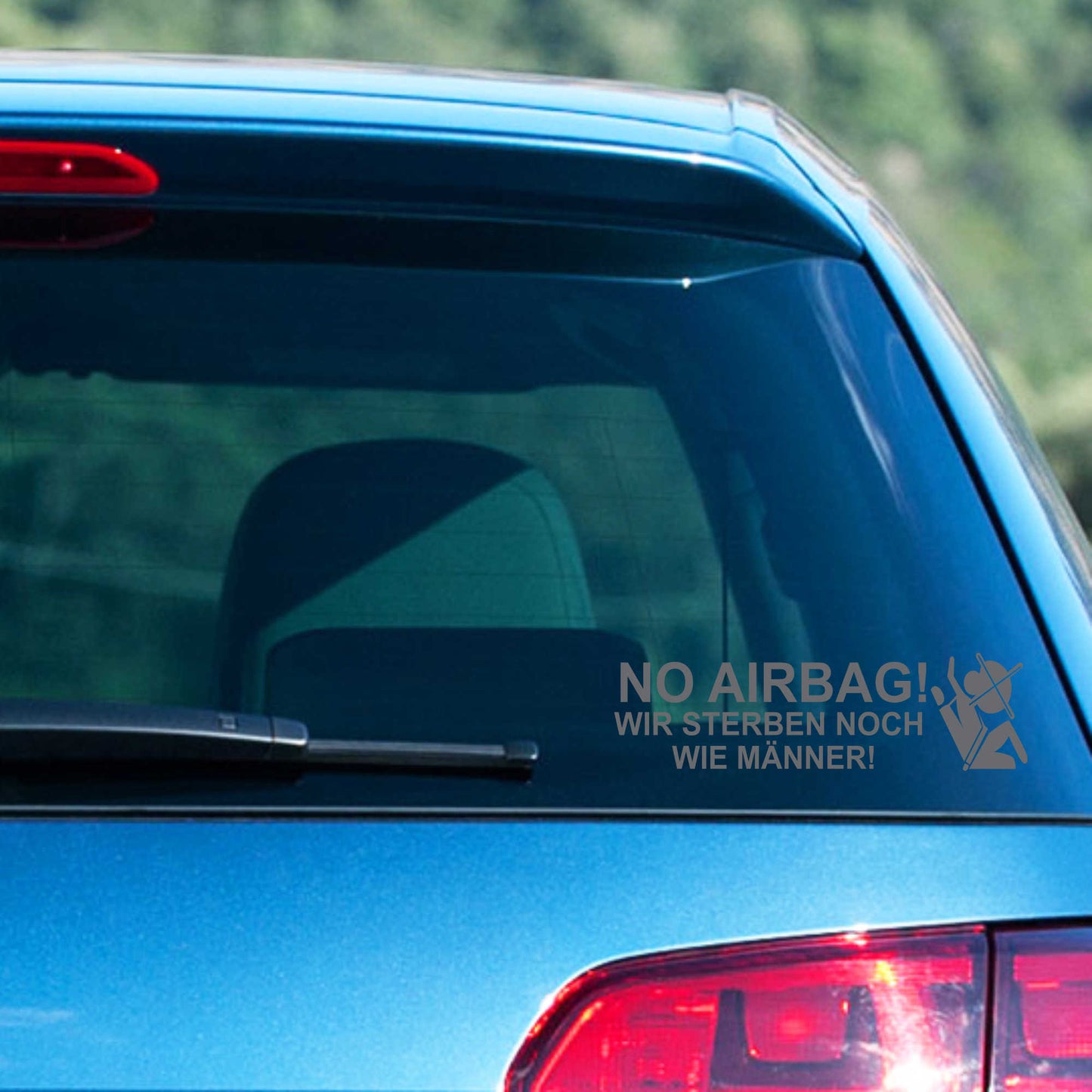 Autoaufkleber - No Airbag - 210x60 mm