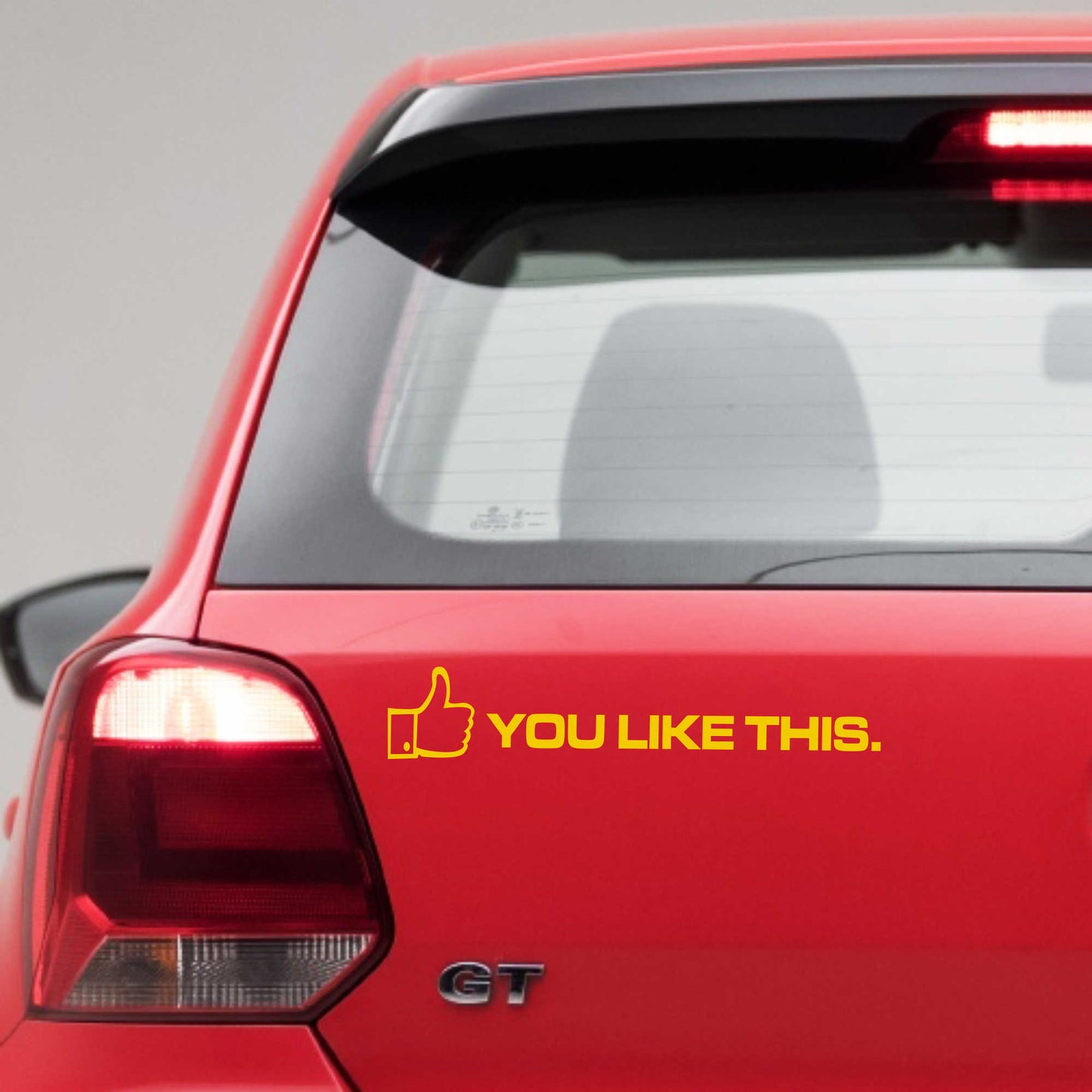 Autoaufkleber - You like this - 210x40 mm