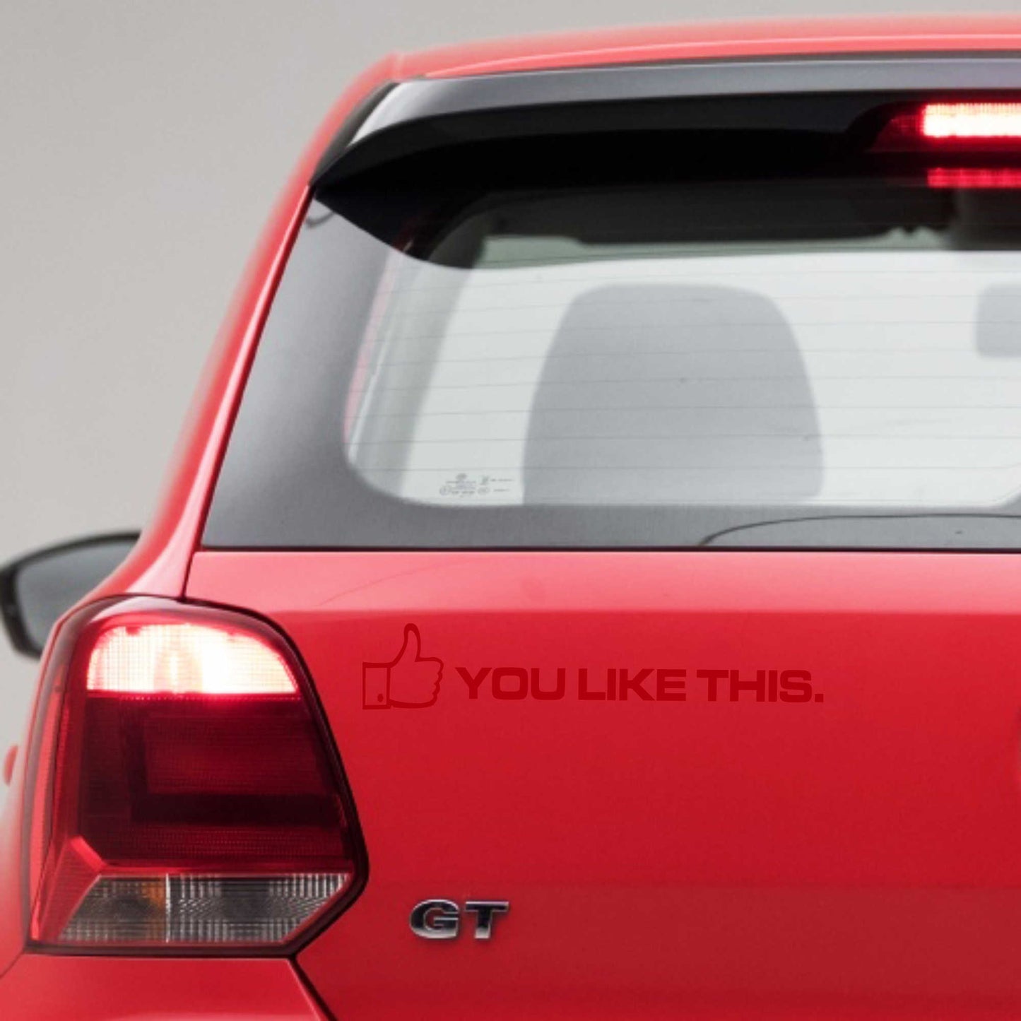 Autoaufkleber - You like this - 210x40 mm