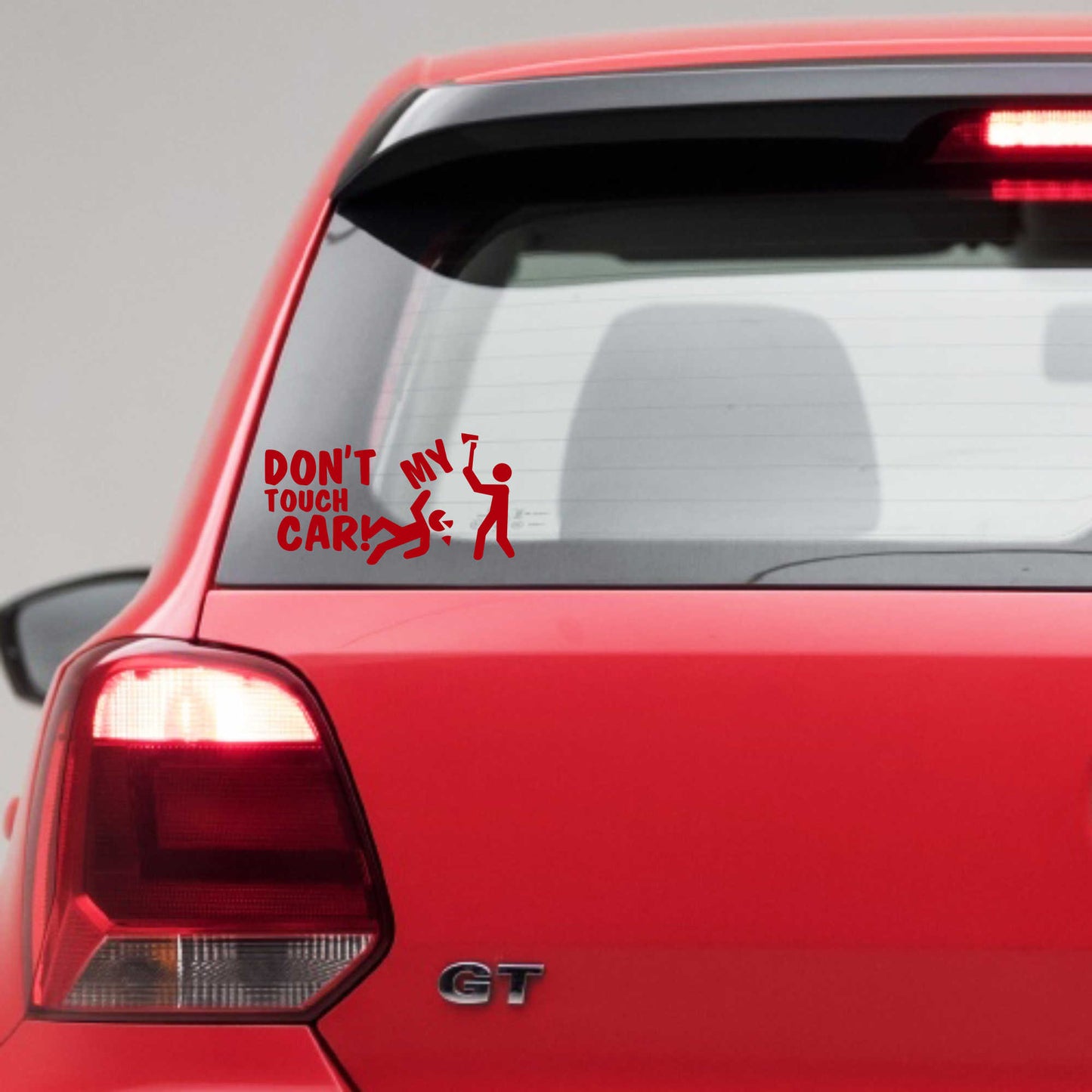 Autoaufkleber - Dont touch my Car - 210x110 mm