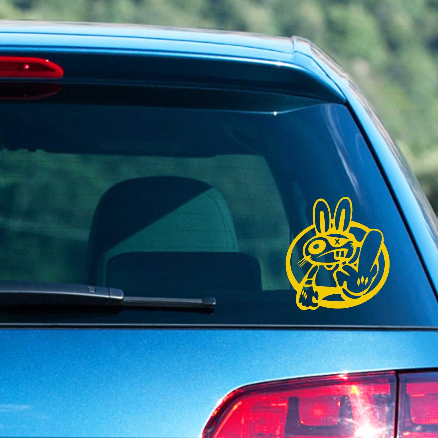 Autoaufkleber - Drift Rabbit - 120X110 mm