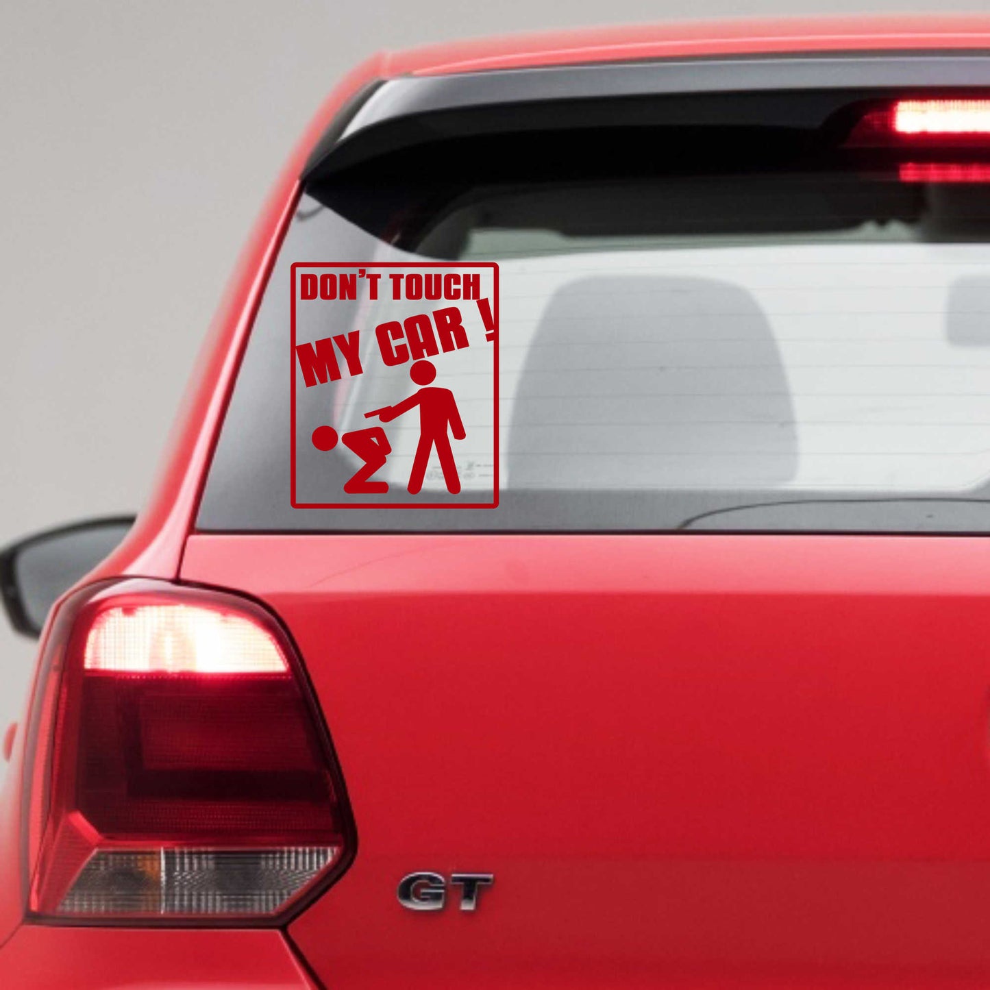 Autoaufkleber - Dont touch my Car - 130x110 mm
