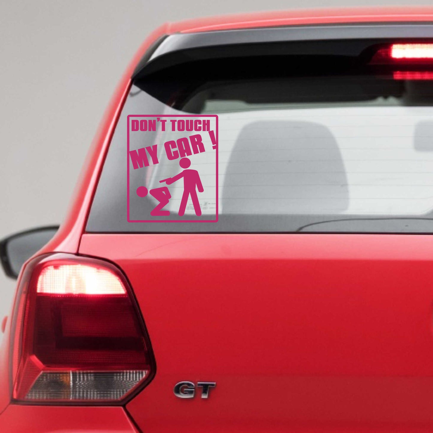 Autoaufkleber - Dont touch my Car - 130x110 mm