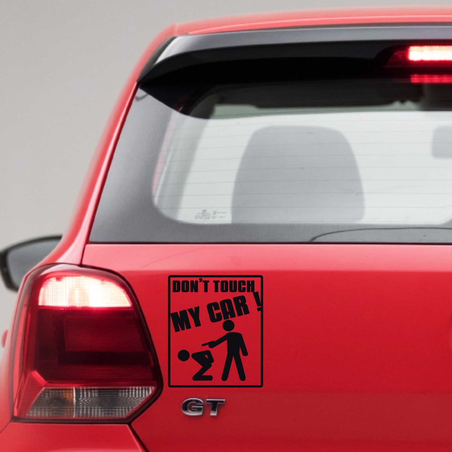 Autoaufkleber - Dont touch my Car - 130x110 mm