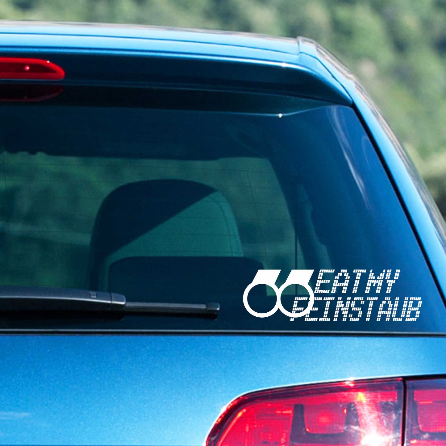 Autoaufkleber - Eat my Feinstaub - 210x60 mm