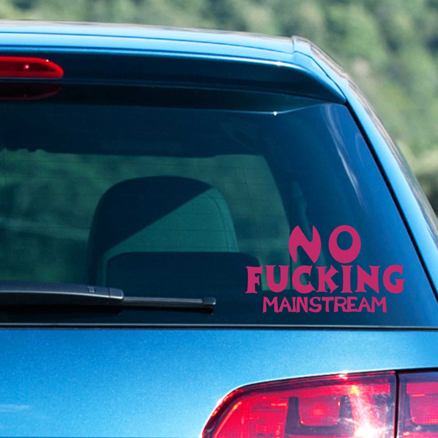 Autoaufkleber - No f...ing Mainstream - 200x110 mm