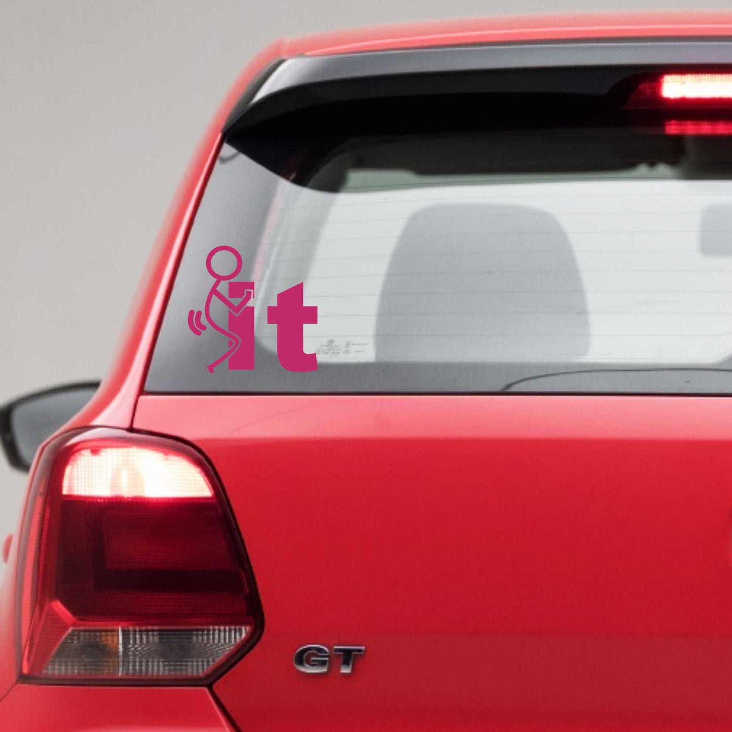 Autoaufkleber - f... It - 110x110 mm