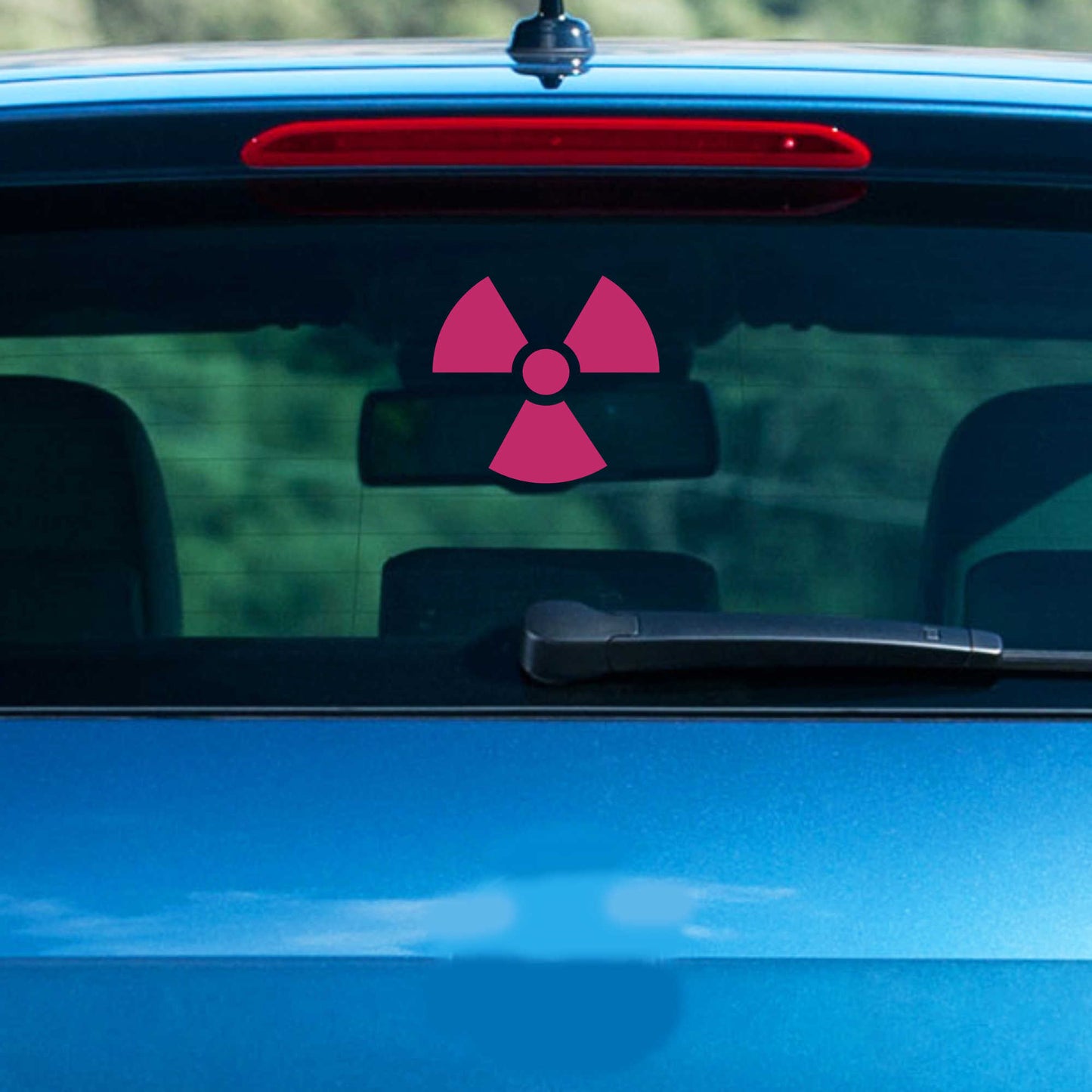 Autoaufkleber - Radioaktiv - 120x110 mm