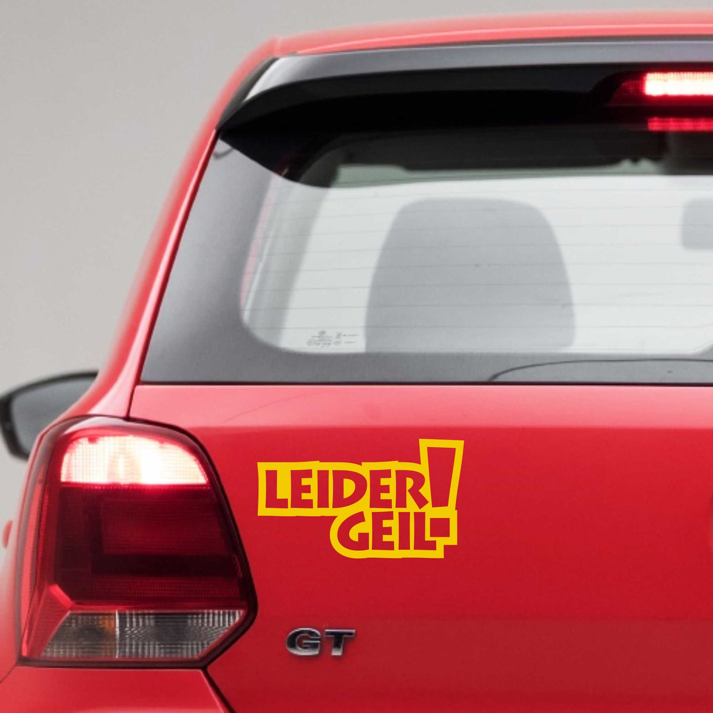 Autoaufkleber - Leider geil! - 190x110 mm