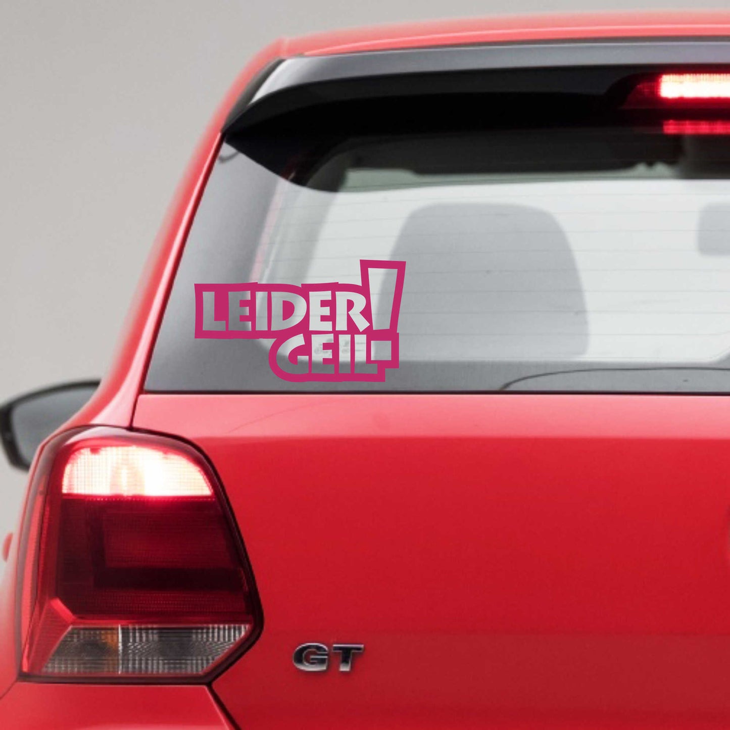 Autoaufkleber - Leider geil! - 190x110 mm