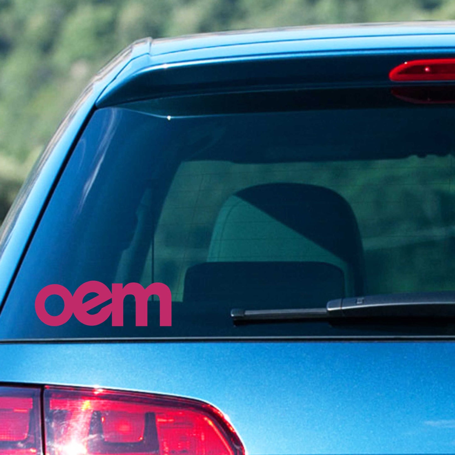 Autoaufkleber - öM - 210x70 mm