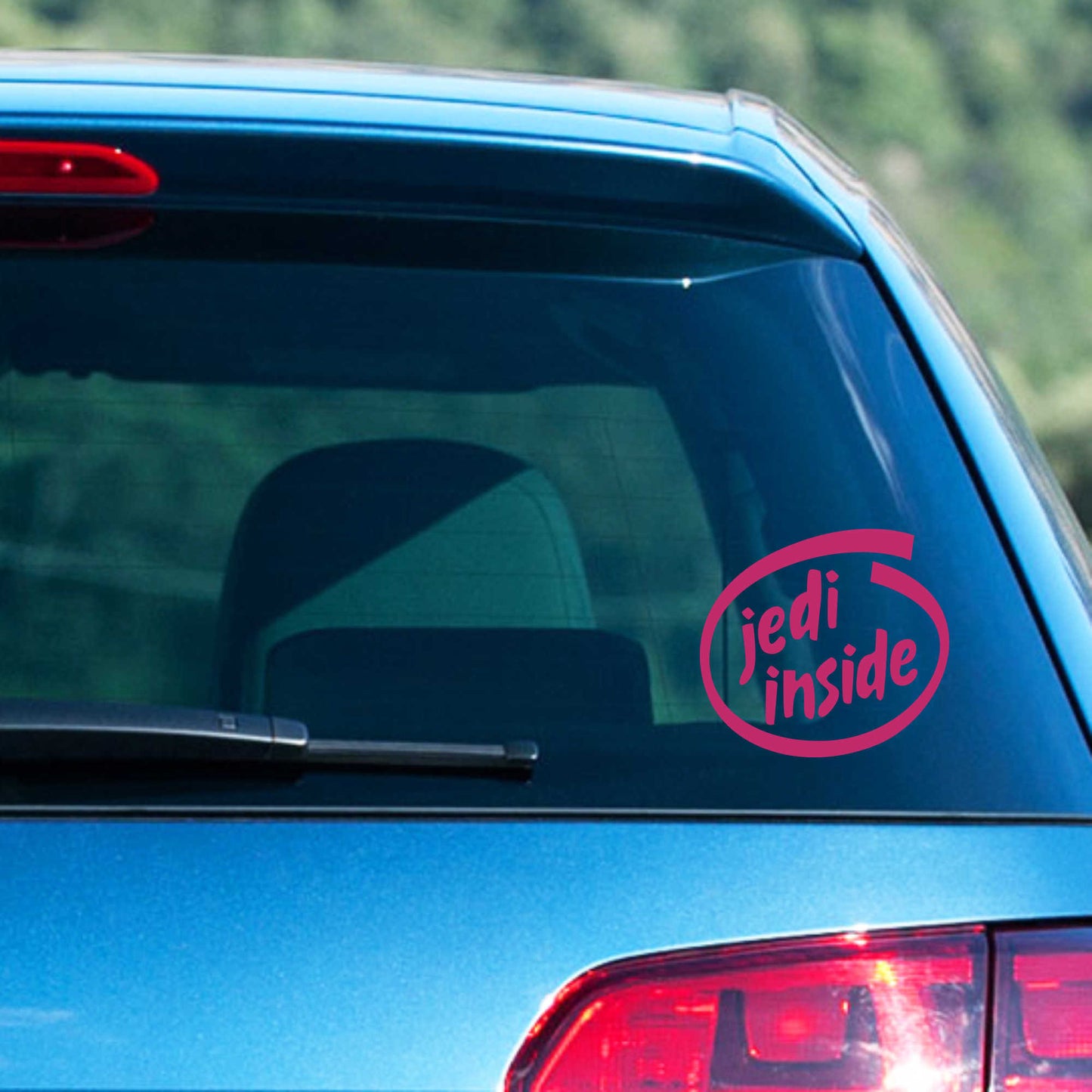 Autoaufkleber - Jedi inside - 120x110 mm