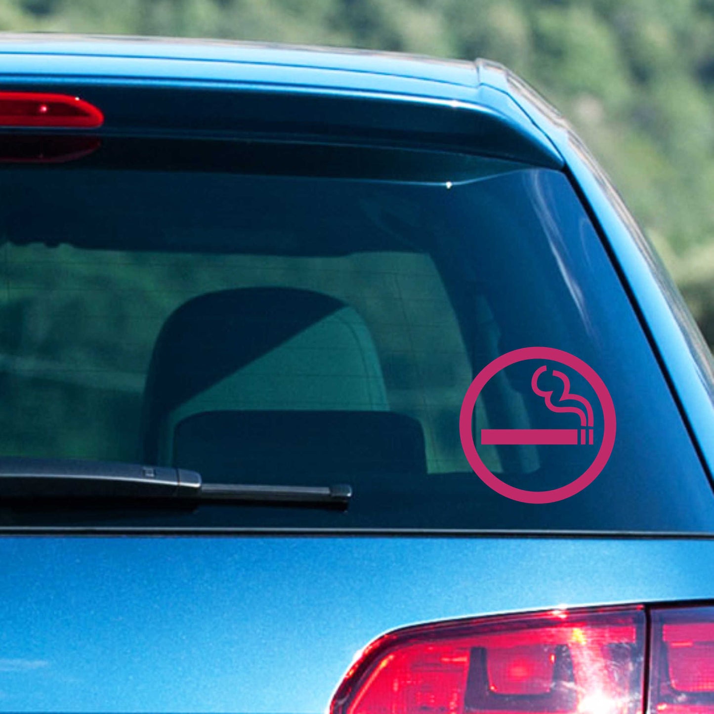 Autoaufkleber - Raucher - 120x120 mm
