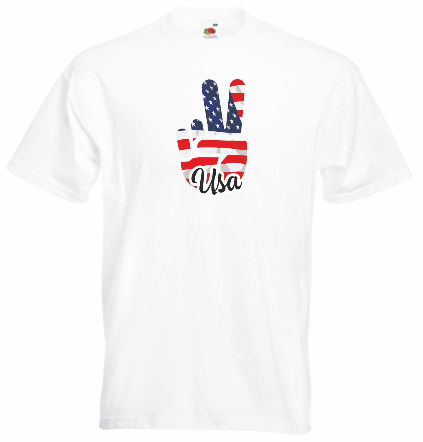 T-Shirt Herren - Victory - Flagge / Fahne - USA - Sieg