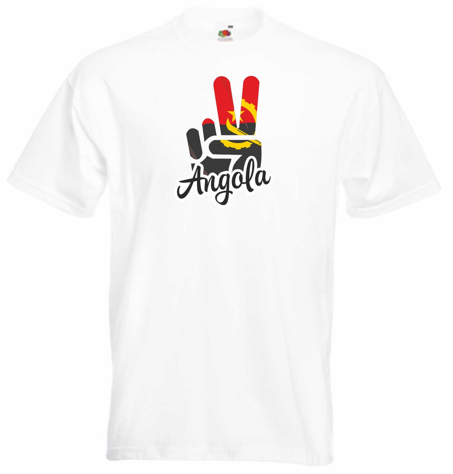 T-Shirt Herren - Victory - Flagge / Fahne - Angola - Sieg