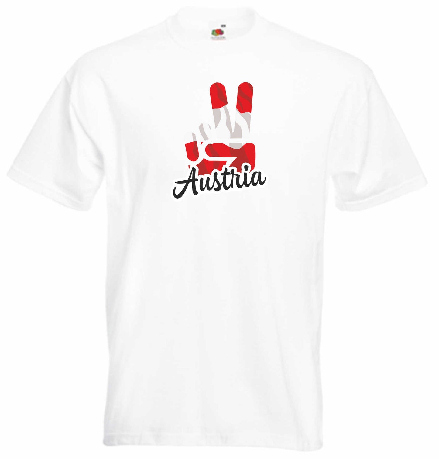 T-Shirt Herren - Victory - Flagge / Fahne - Austria - Sieg