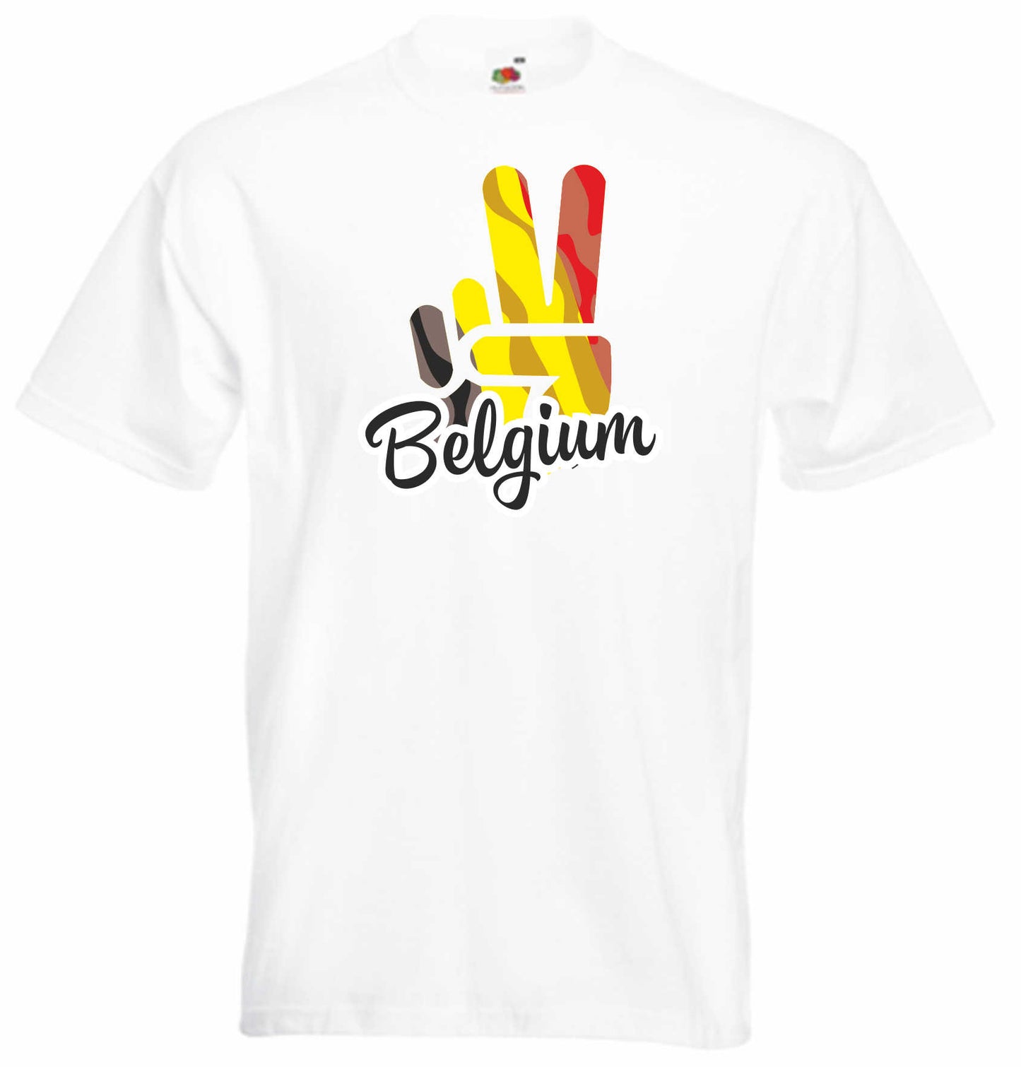 T-Shirt Herren - Victory - Flagge / Fahne - Belgium - Sieg