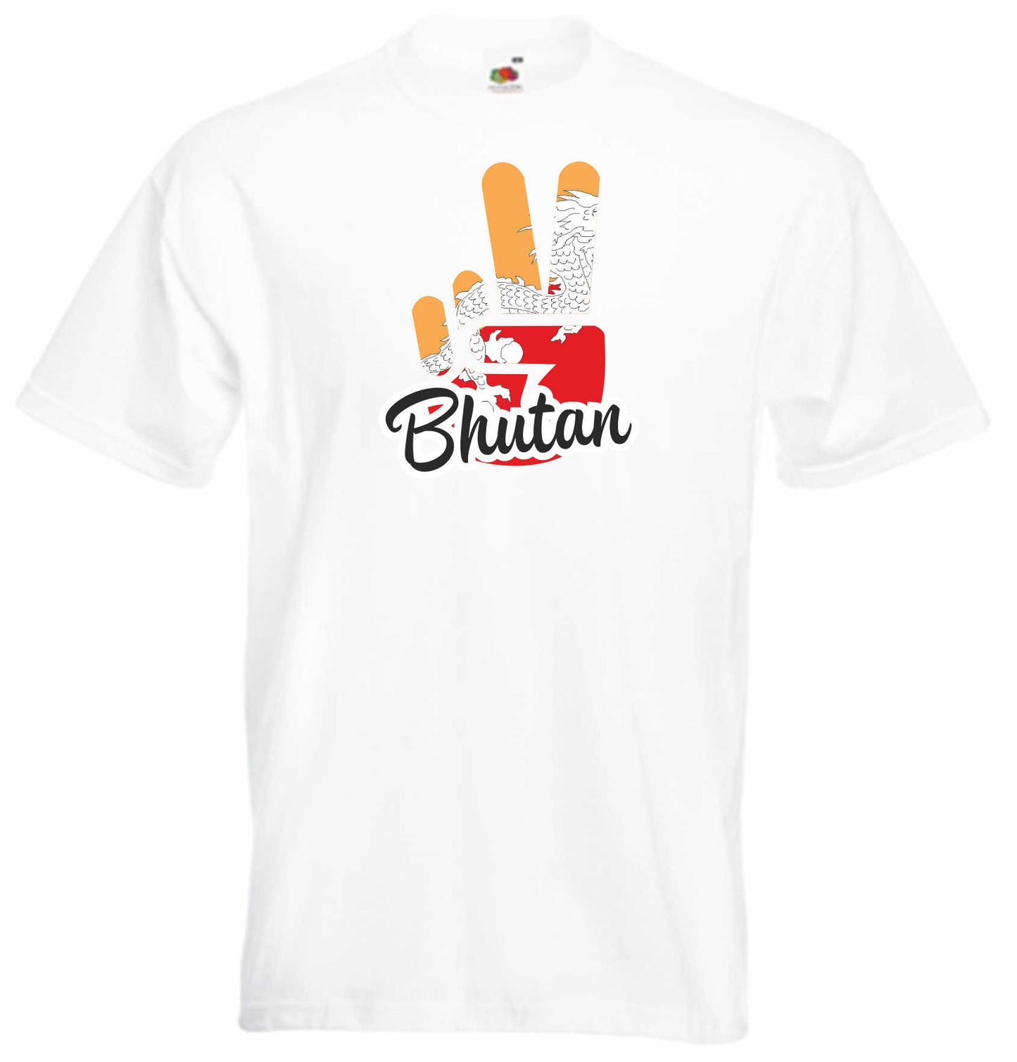 T-Shirt Herren - Victory - Flagge / Fahne - Bhutan - Sieg