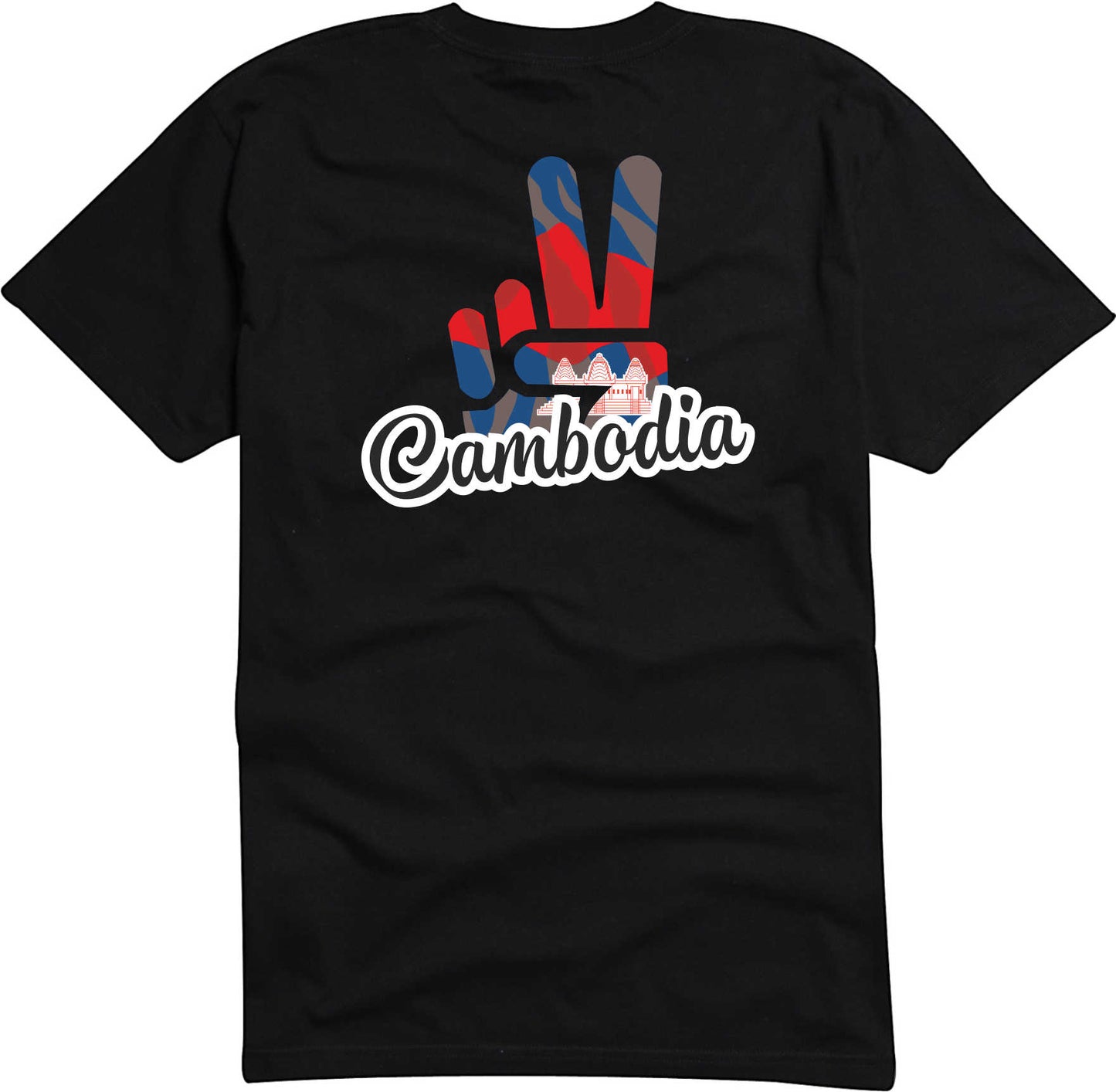 T-Shirt Herren - Victory - Flagge / Fahne - Cambodia - Sieg