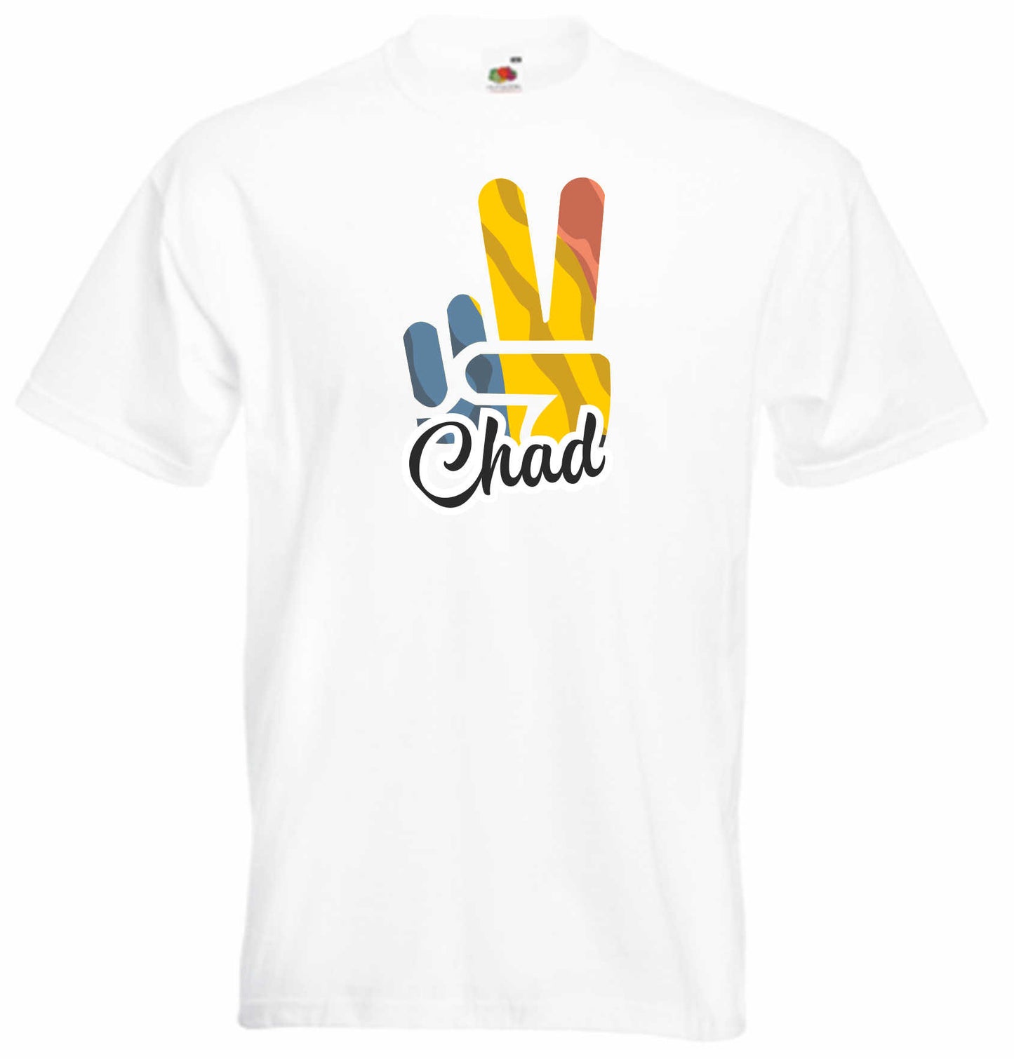 T-Shirt Herren - Victory - Flagge / Fahne - Chad - Sieg