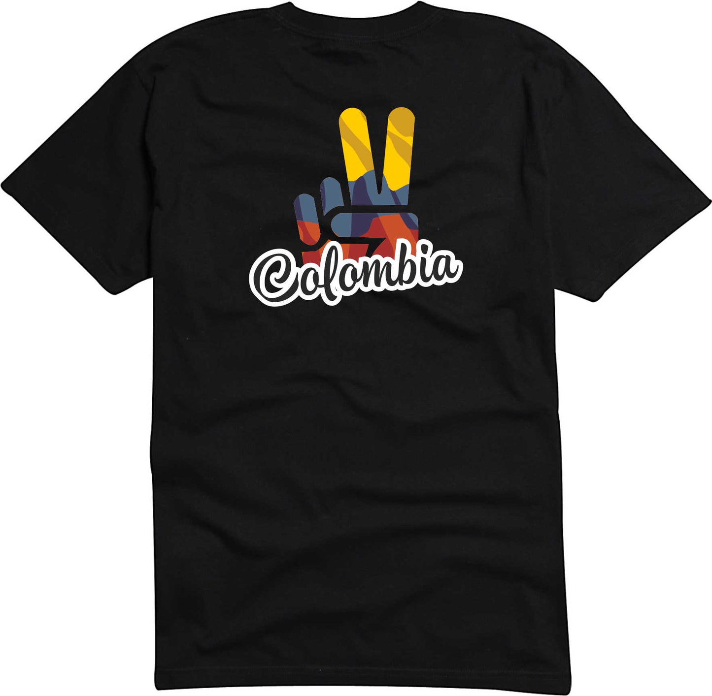 T-Shirt Herren - Victory - Flagge / Fahne - Colombia - Sieg