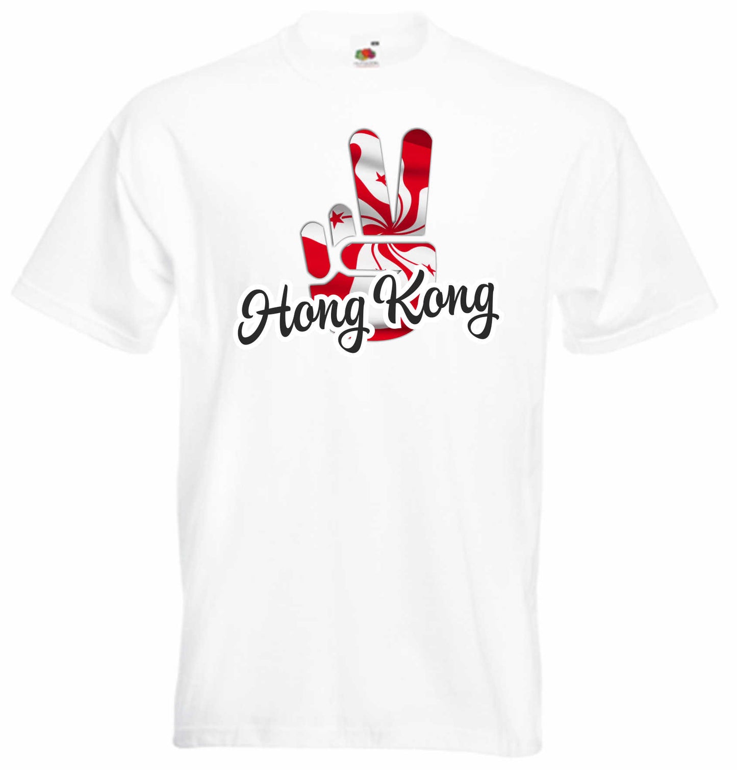 T-Shirt Herren - Victory - Flagge / Fahne - Hong Kong - Sieg