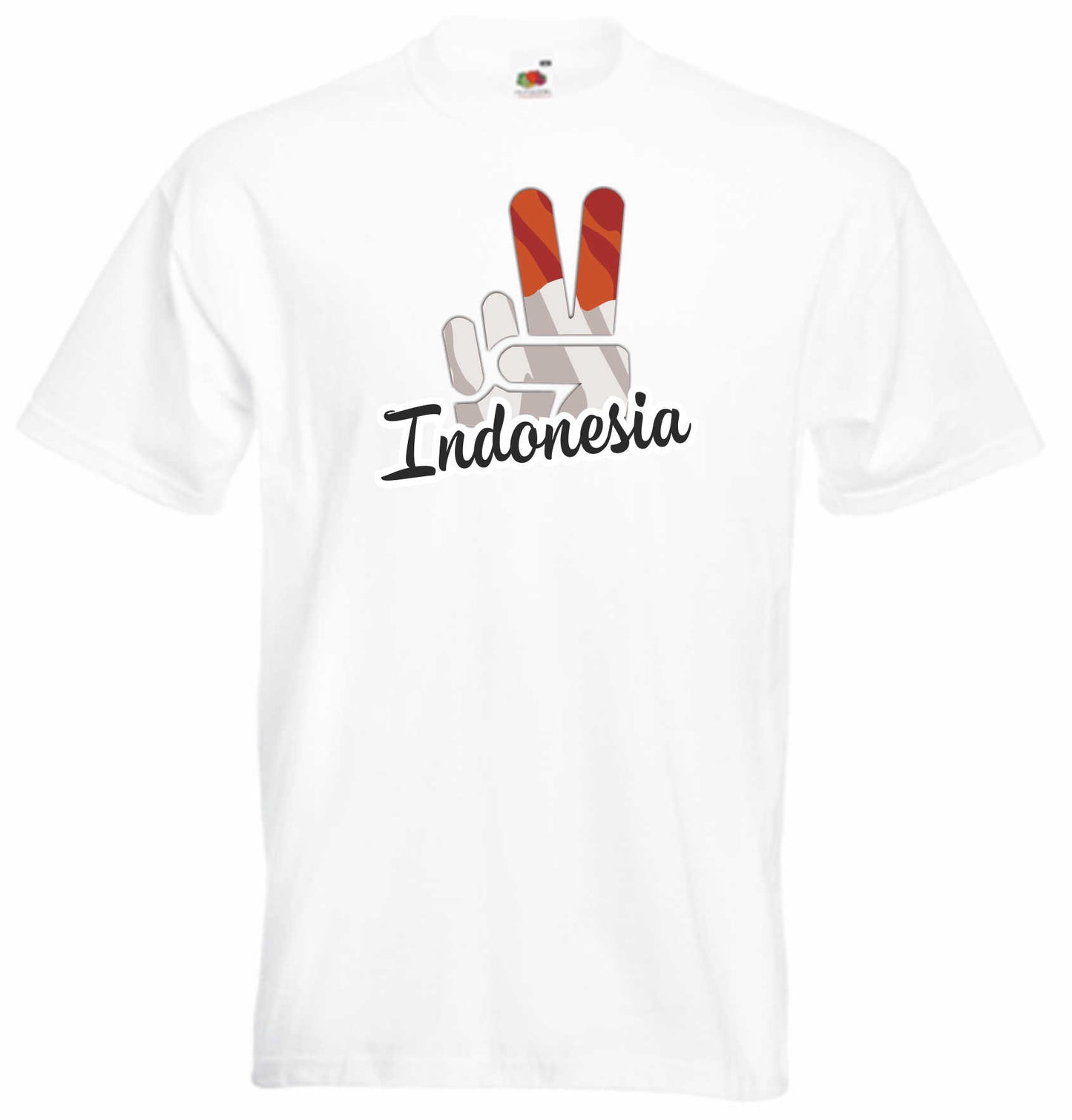 T-Shirt Herren - Victory - Flagge / Fahne - Indonesia - Sieg