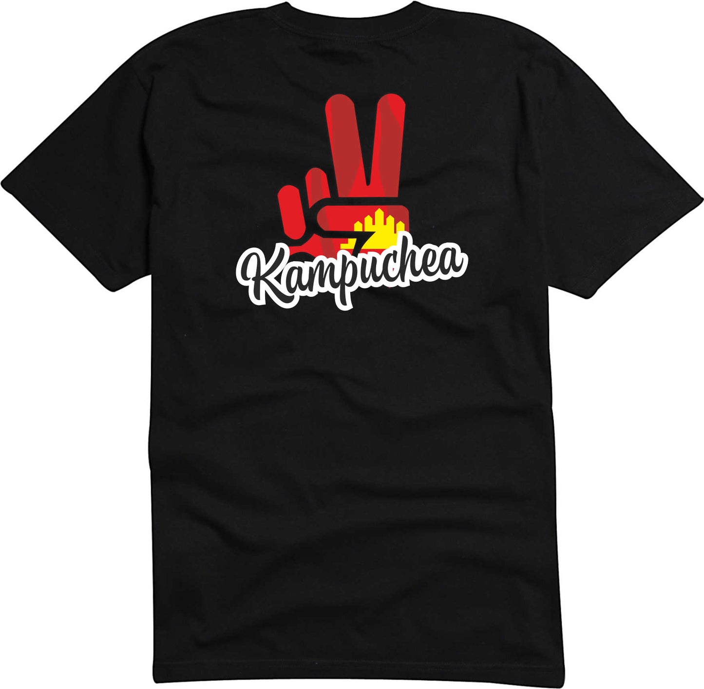 T-Shirt Herren - Victory - Flagge / Fahne - Kampuchea - Sieg