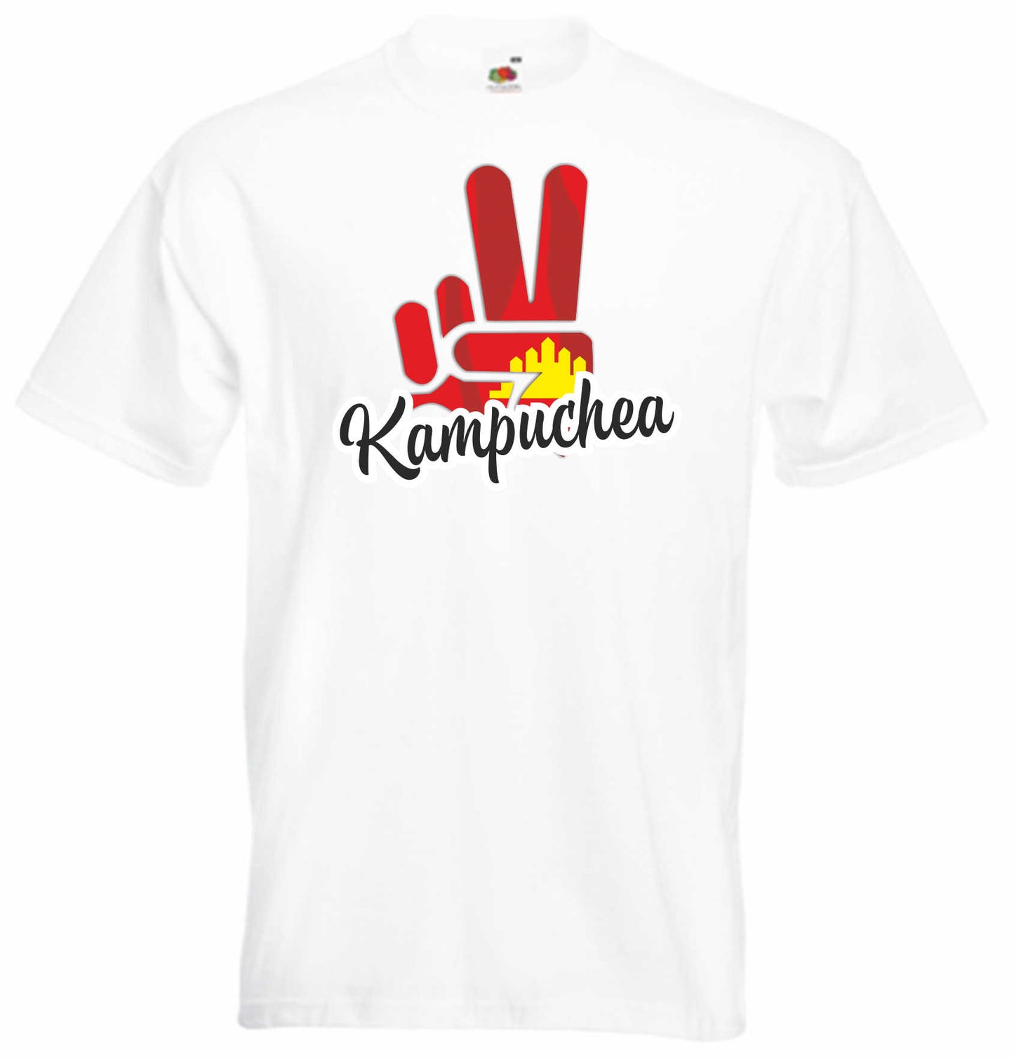 T-Shirt Herren - Victory - Flagge / Fahne - Kampuchea - Sieg