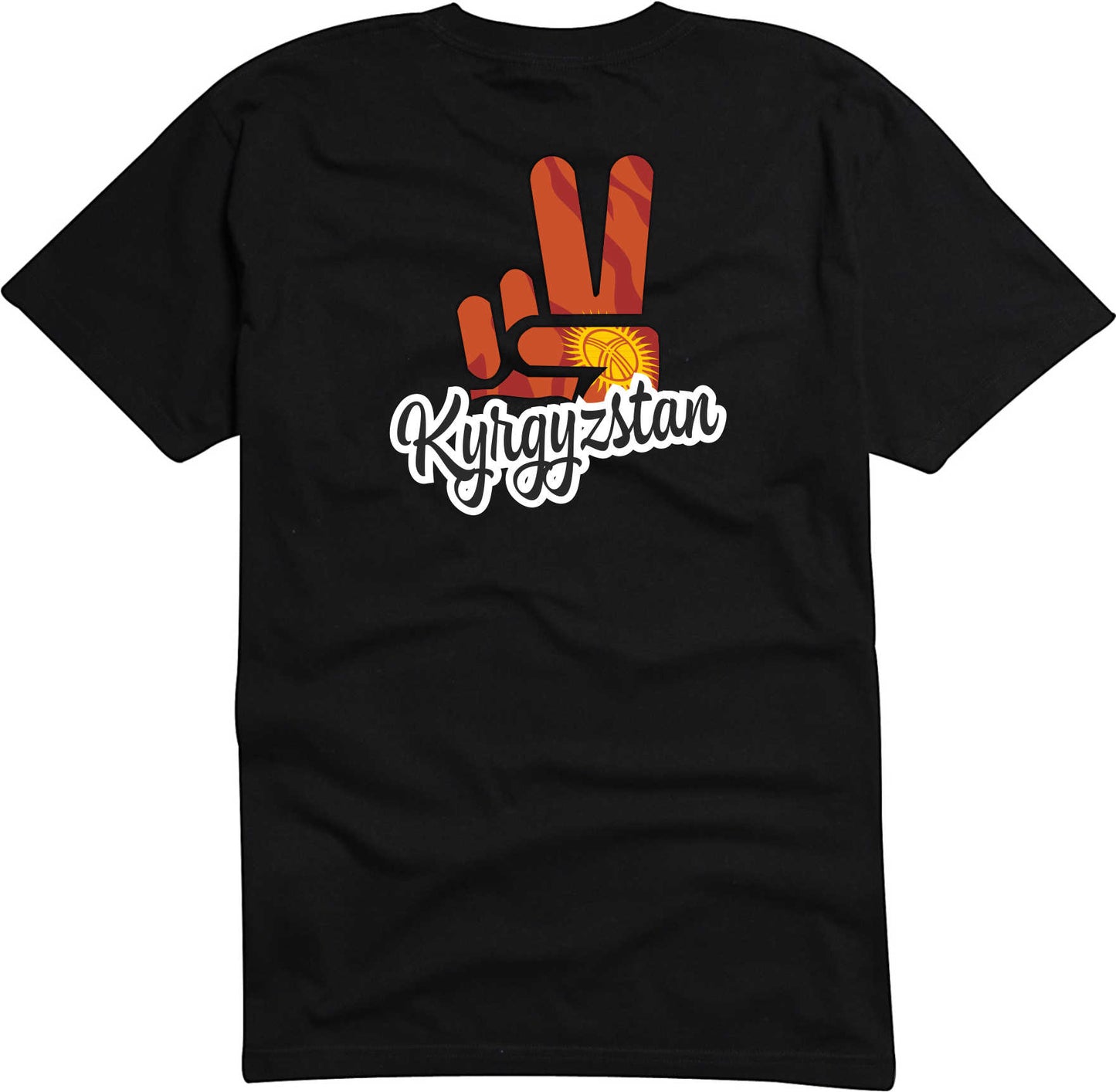 T-Shirt Herren - Victory - Flagge / Fahne - Kyrgyzstan - Sieg