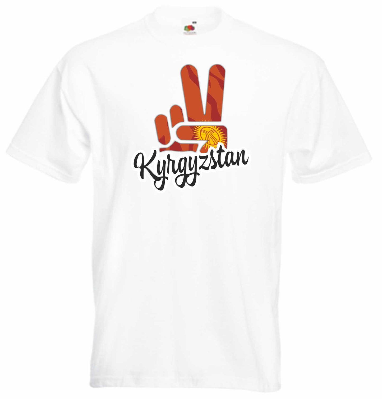 T-Shirt Herren - Victory - Flagge / Fahne - Kyrgyzstan - Sieg