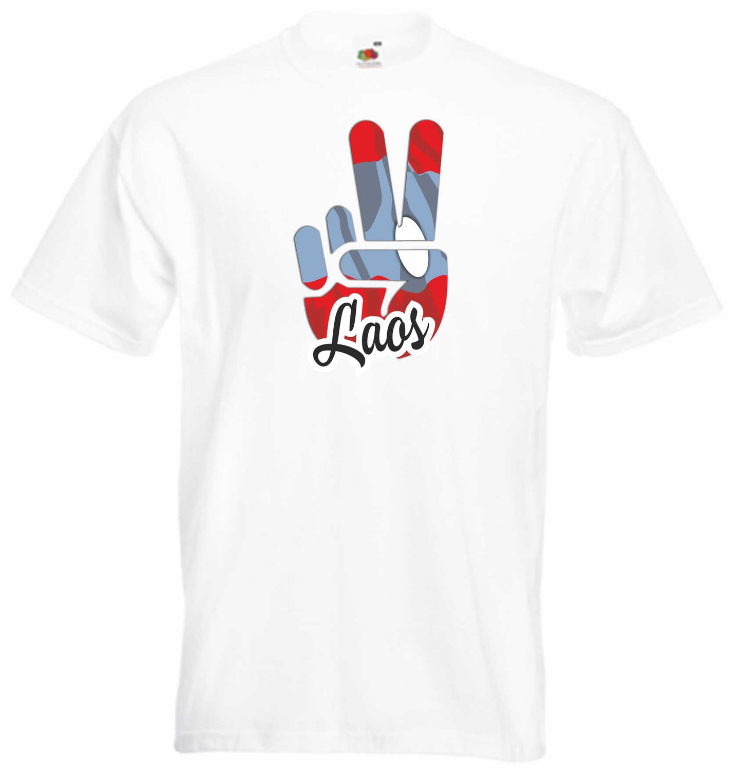 T-Shirt Herren - Victory - Flagge / Fahne - Laos - Sieg