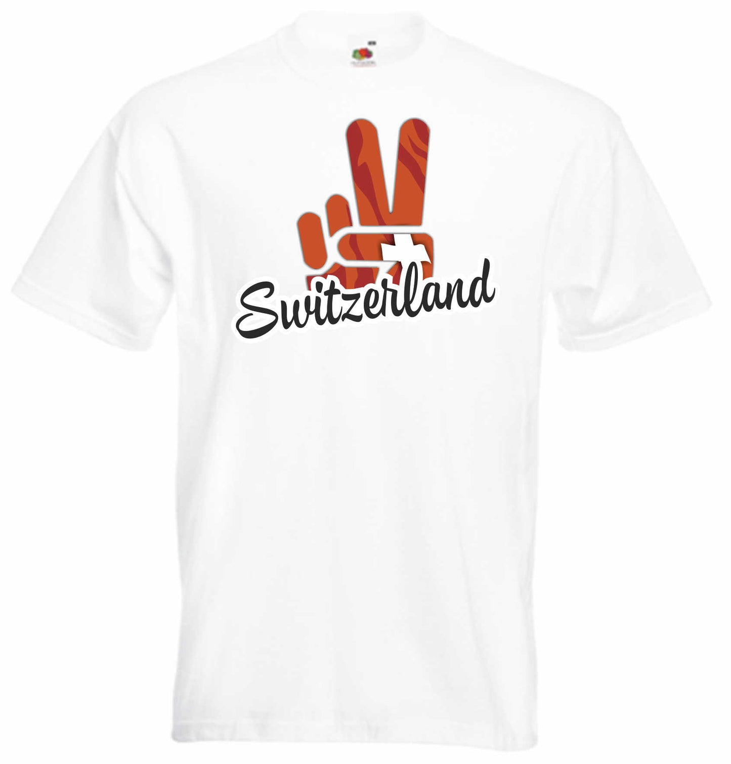 T-Shirt Herren - Victory - Flagge / Fahne - Switzerland - Sieg